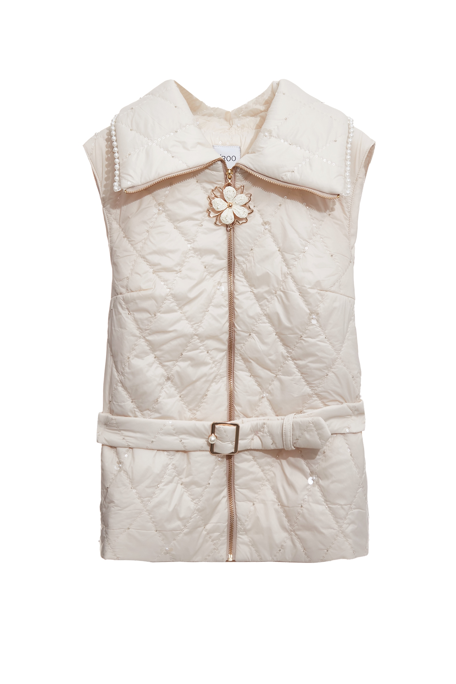 Quilted Sequin VestQuilted Sequin Vest,sleeveless tops,Outerwear,co-ord sets,Plaid,sleeveless tops,Season (AW) Look,Valentine,sleeveless tops,Belts