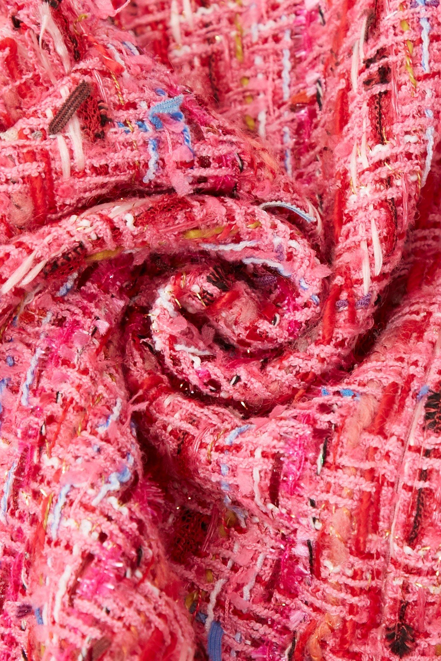 Deep Pink Tweed Button front VestDeep Pink Tweed Button front Vest,sleeveless tops,Tops,Season (SS) Look,sleeveless tops