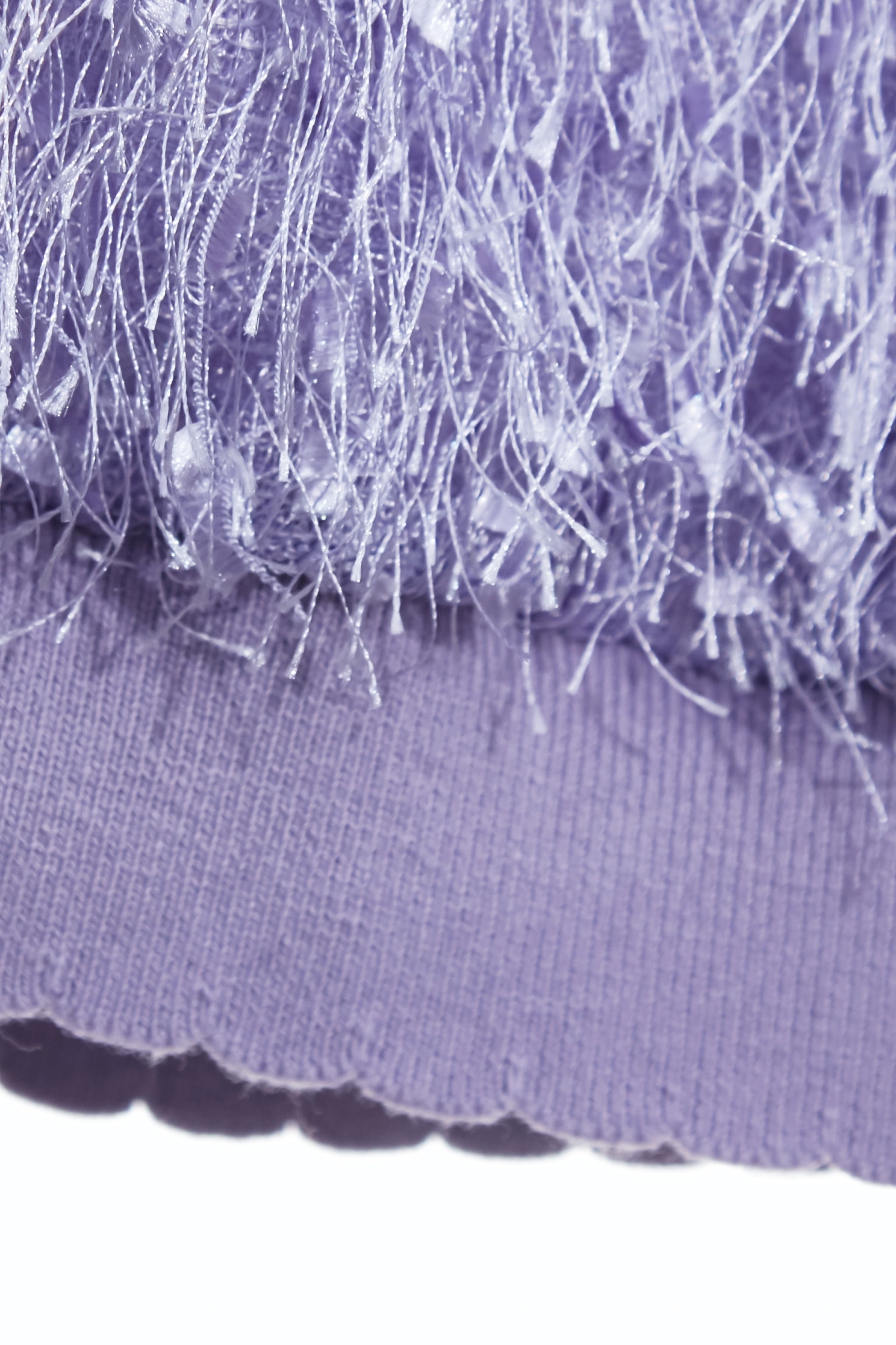 Purple Fringe Detail VestPurple Fringe Detail Vest,sleeveless tops,Tops,sleeveless tops,pearl,Season (AW) Look,Valentine,sleeveless tops