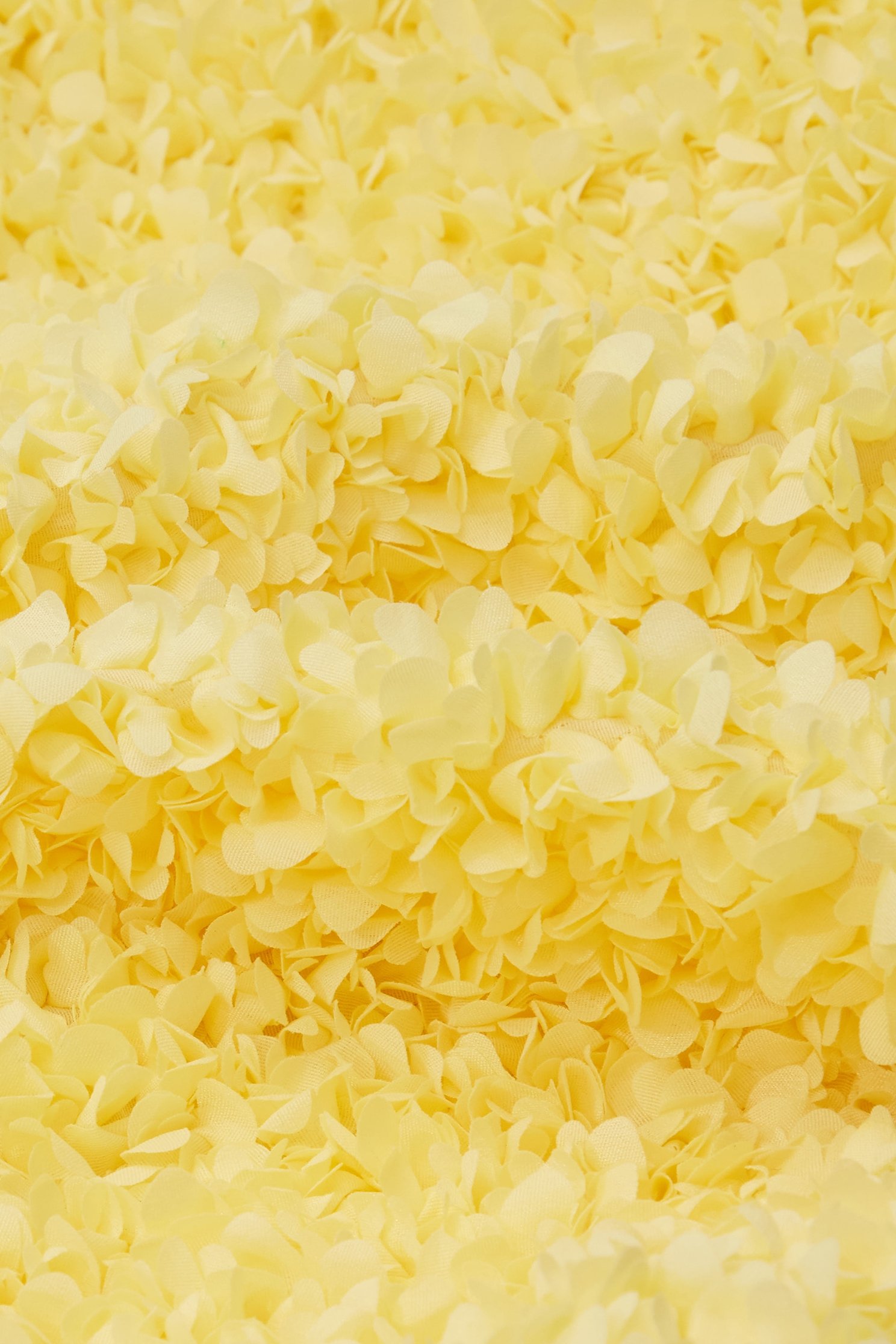 Bright Yellow 3-D Floral Applique Collar VestBright Yellow 3-D Floral Applique Collar Vest,sleeveless tops,Tops,Season (SS) Look,sleeveless tops