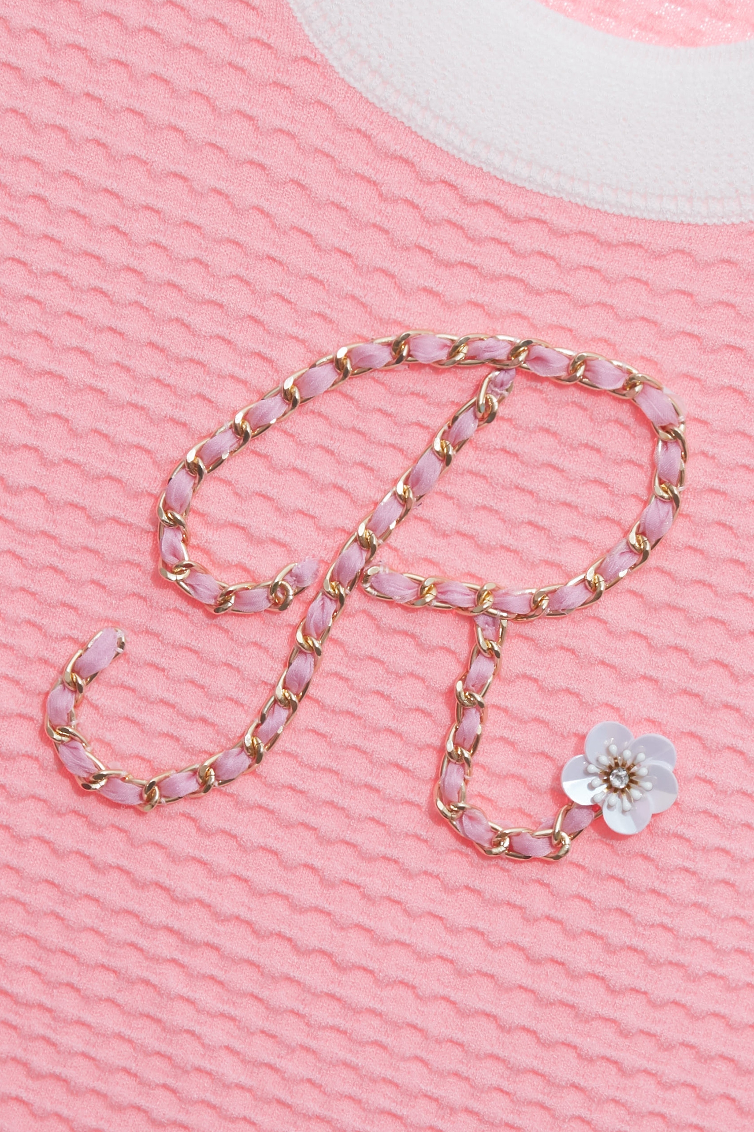 Braided R Logo Pink Knit VestBraided R Logo Pink Knit Vest,sleeveless tops,Tops,Season (SS) Look,sleeveless tops,Knitted,Knitted tops