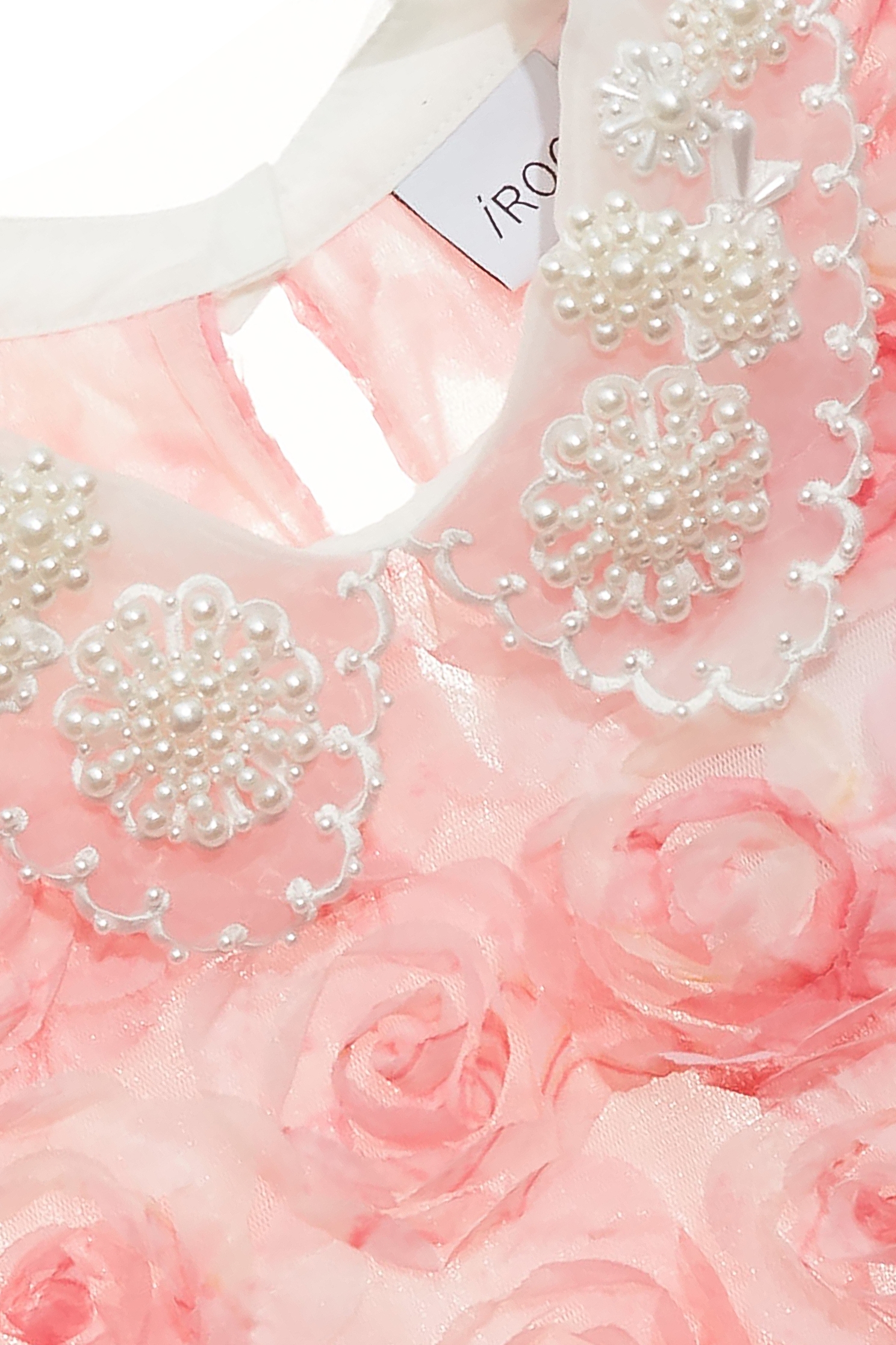 Rose Detail Pink VestRose Detail Pink Vest,sleeveless tops,Tops,Season (SS) Look,Mesh fabric,sleeveless tops