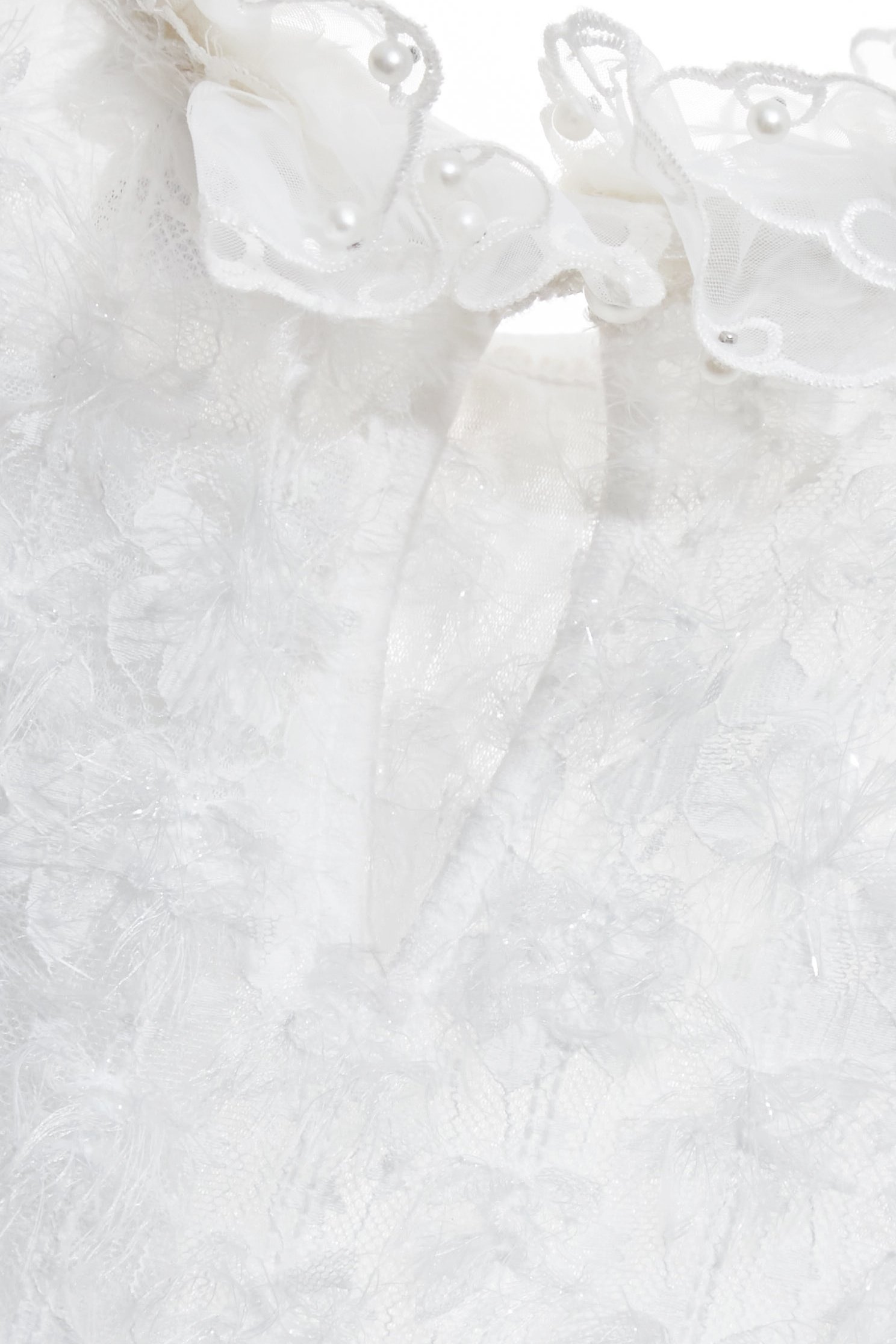 Ruffle Collar Mesh Fringe Detail VestRuffle Collar Mesh Fringe Detail Vest,sleeveless tops,Tops,Embroidered,Season (SS) Look,White tops,Embroidered,sleeveless tops,Lace