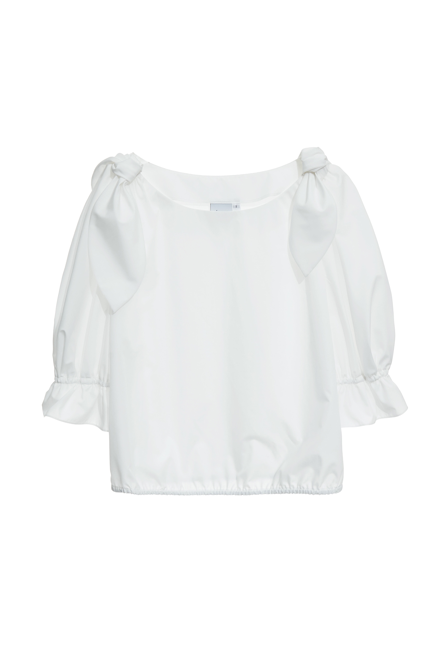 Shoulder Knot Detail White TopShoulder Knot Detail White Top,Tops,Season (SS) Look,White tops