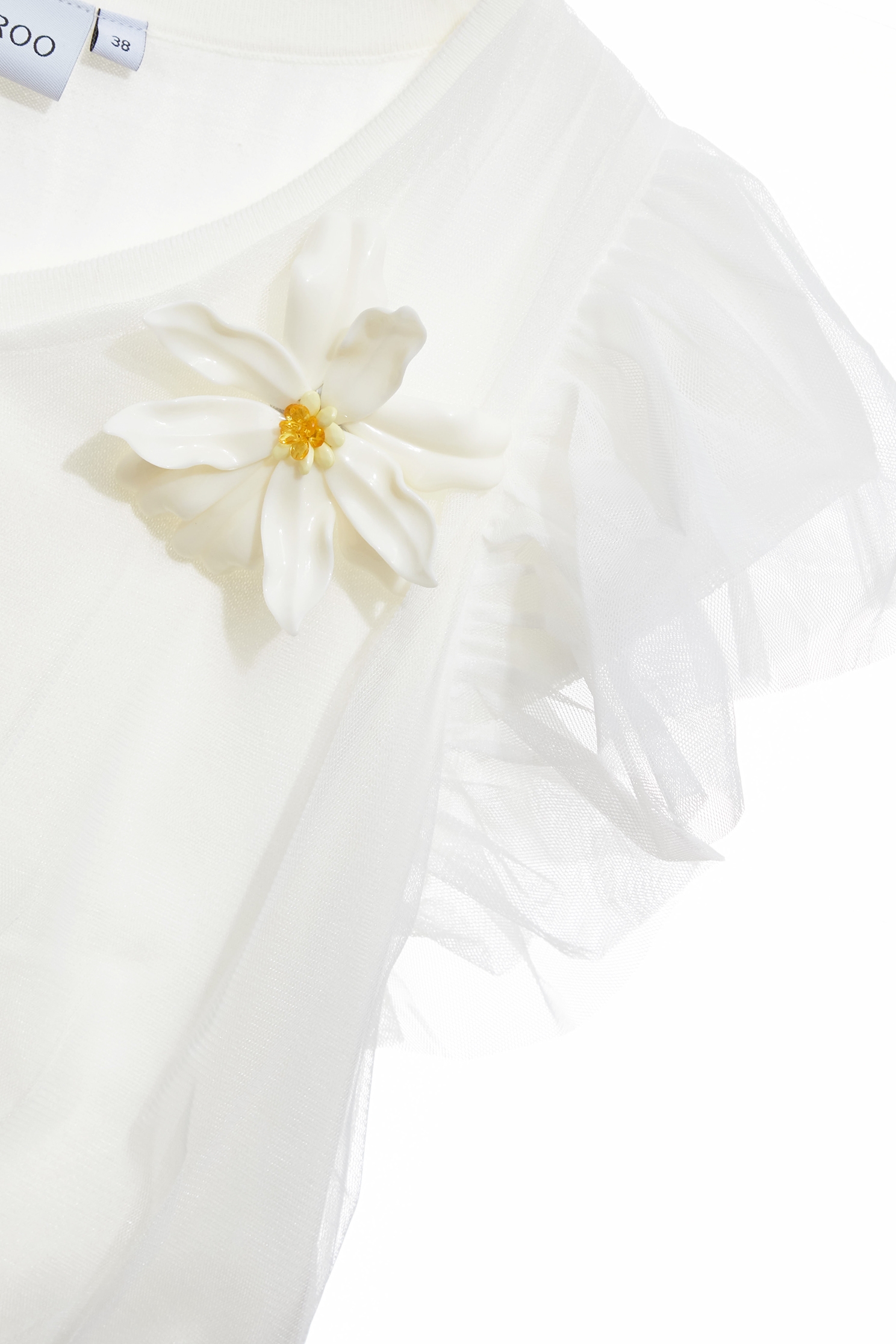 Mesh Layer Off White Knit TopMesh Layer Off White Knit Top,Tops,Season (SS) Look,White tops,Knitted,Knitted tops