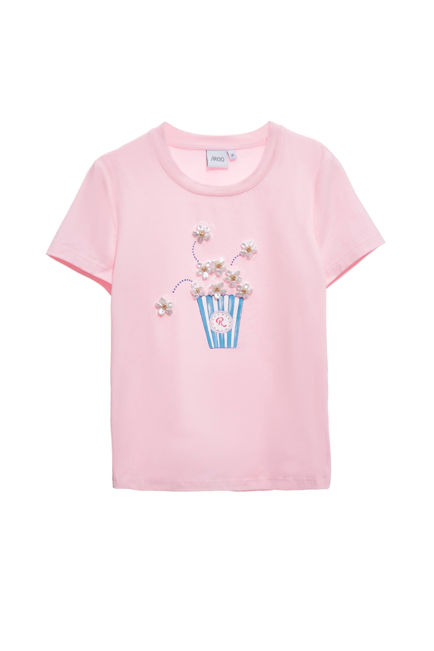 Popcorn Graphic Short Sleeve TeePopcorn Graphic Short Sleeve Tee,T-shirts,Tops,Season (SS) Look,pearl