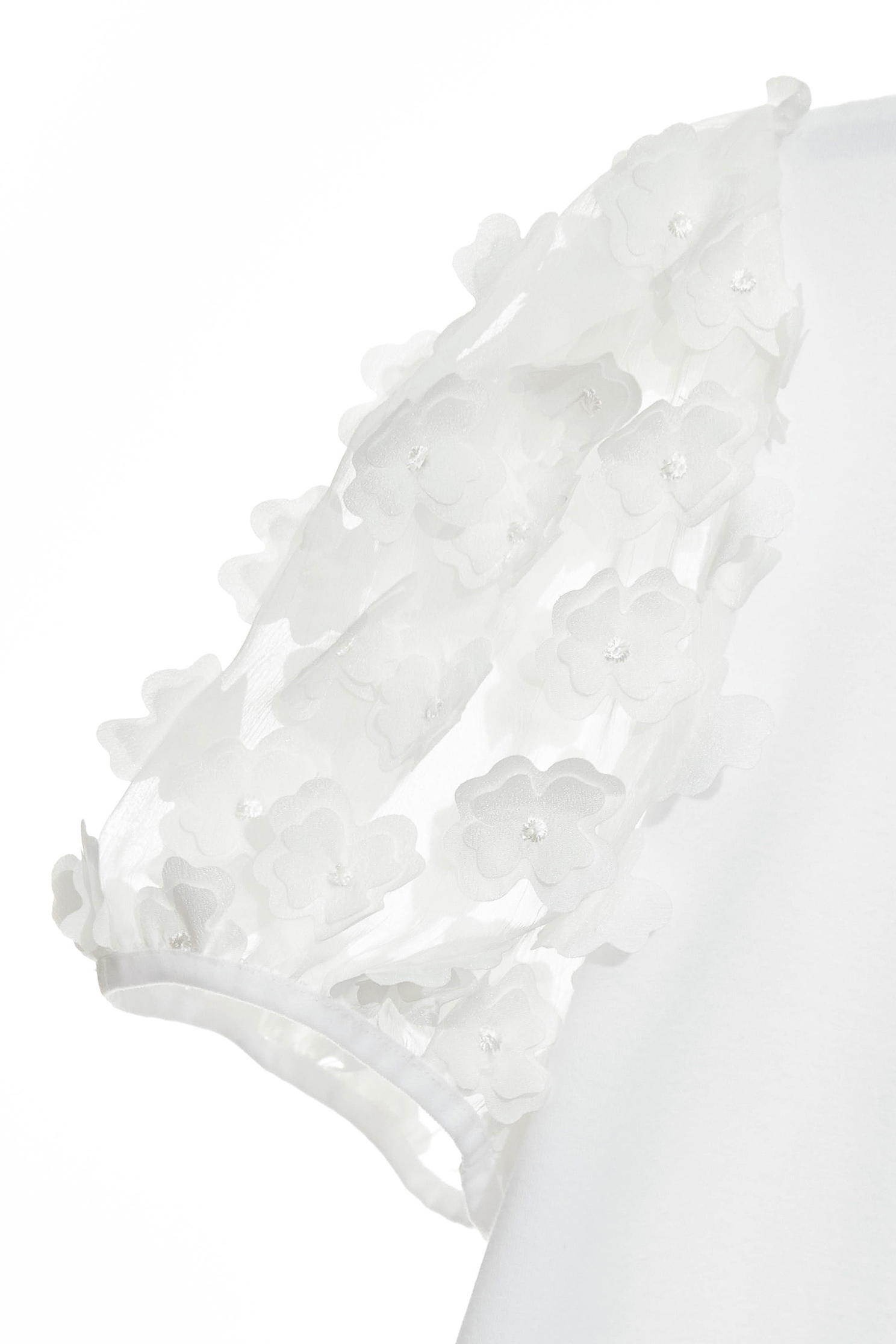 Floral Sleeve Detail TeeFloral Sleeve Detail Tee,Tops,Season (SS) Look,Lace