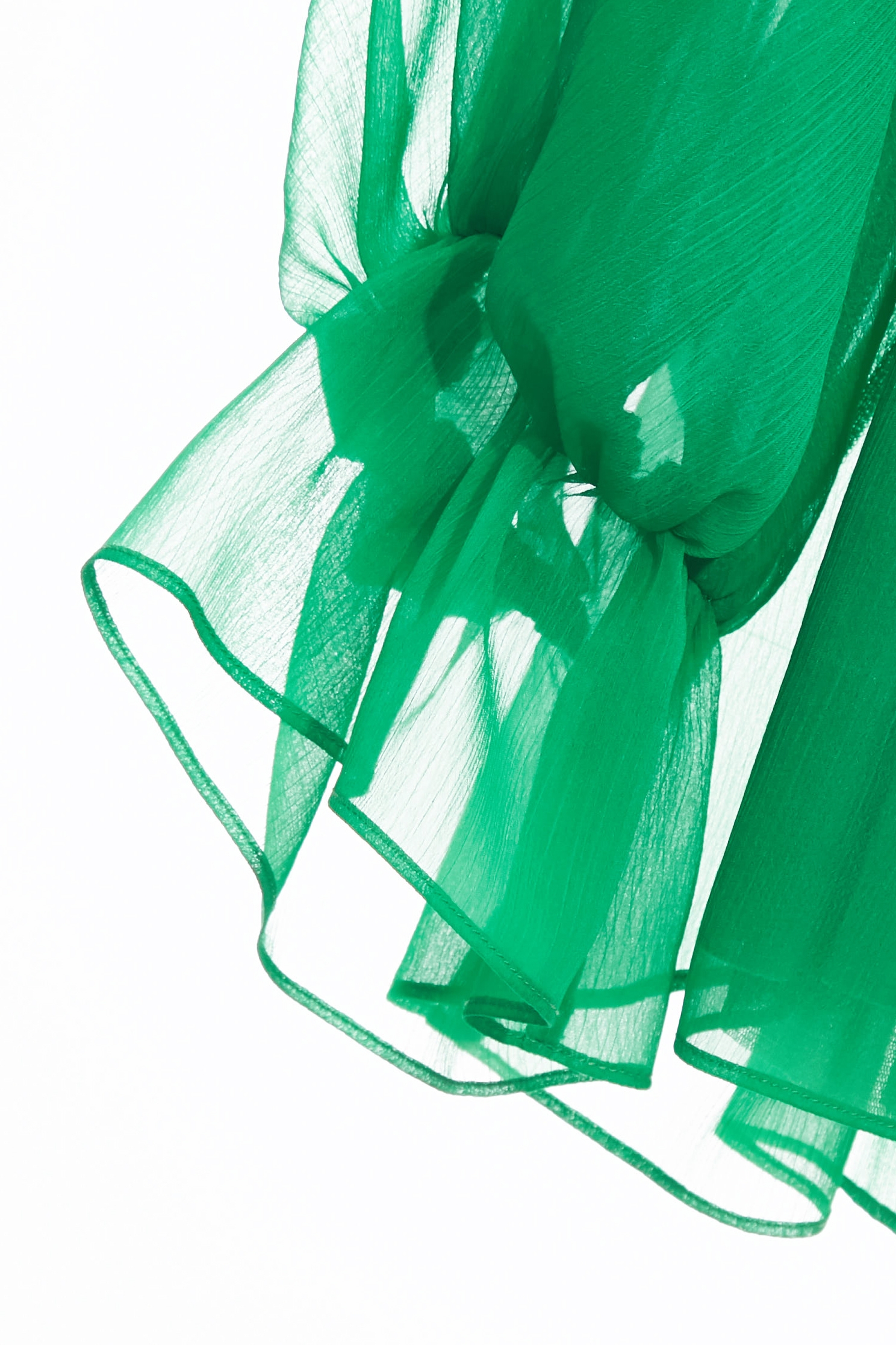 Contrast 3-D Floral Detail Chiffon TopContrast 3-D Floral Detail Chiffon Top,Tops,Season (SS) Look,Chiffon