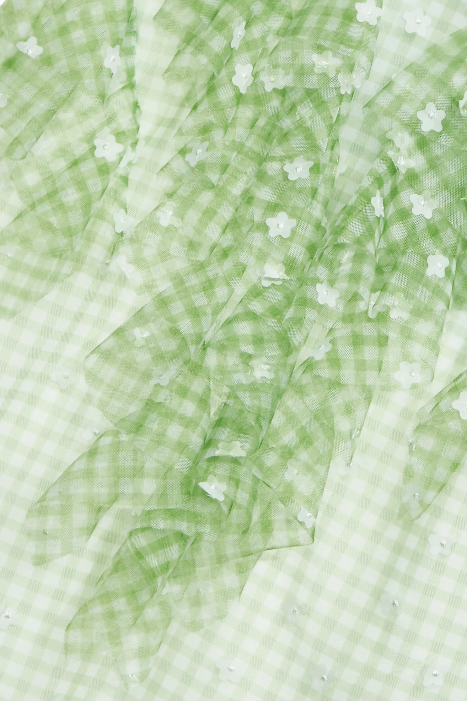 Contrast Floral Ruffle Detail Plaid VestContrast Floral Ruffle Detail Plaid Vest,Tops,Embroidered,Season (SS) Look,Plaid,City Feminine