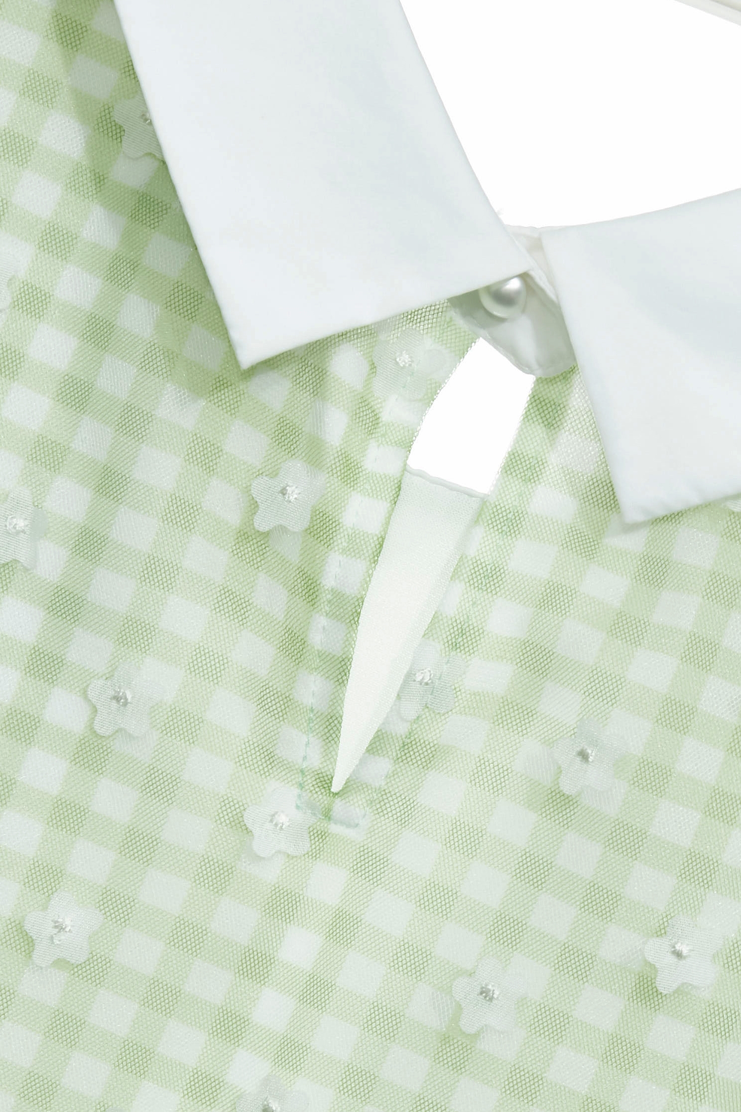 Contrast Floral Ruffle Detail Plaid VestContrast Floral Ruffle Detail Plaid Vest,Tops,Embroidered,Season (SS) Look,Plaid,City Feminine