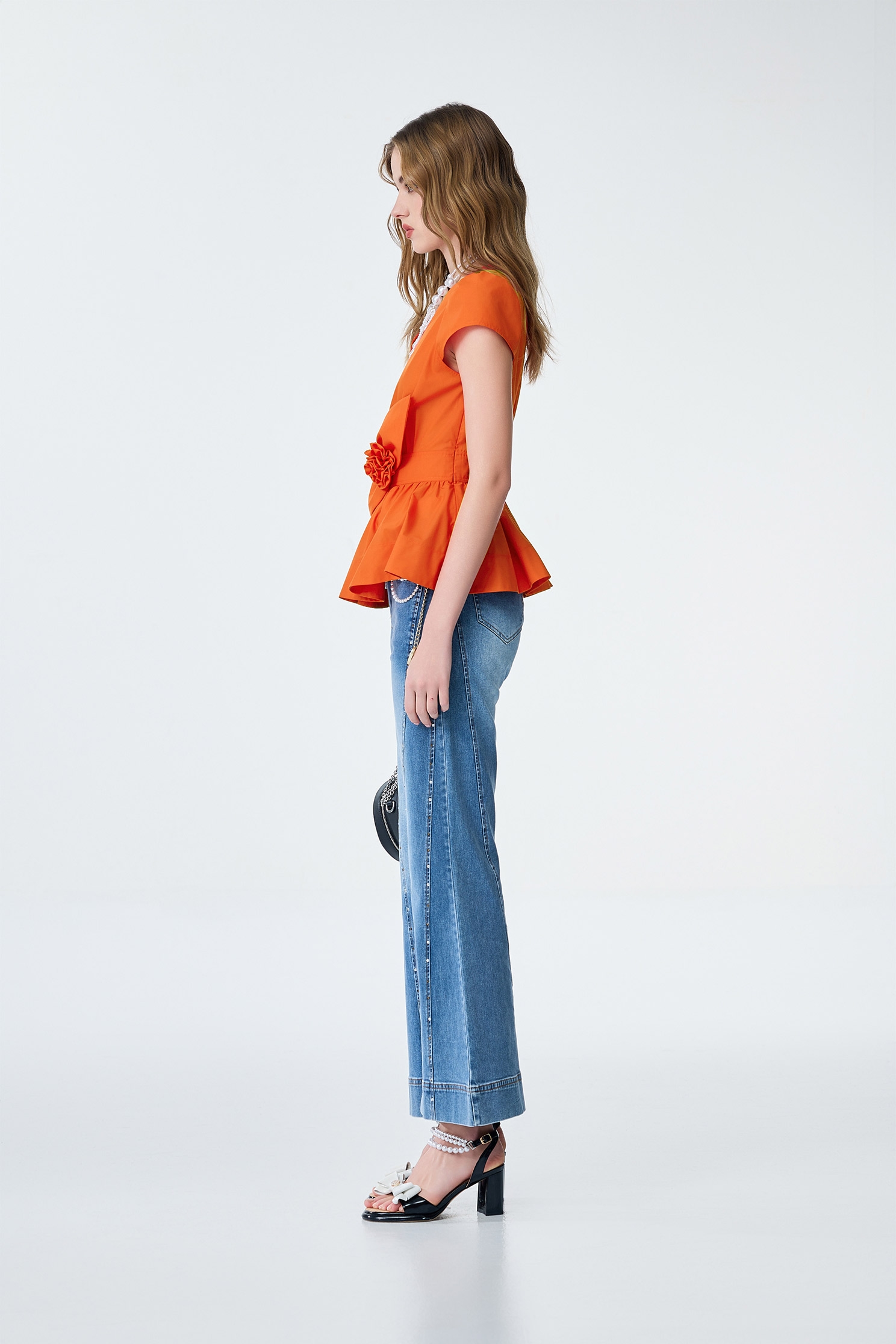 Front Bow Detail Short Sleeve TopFront Bow Detail Short Sleeve Top,Tops,Season (SS) Look,City Feminine