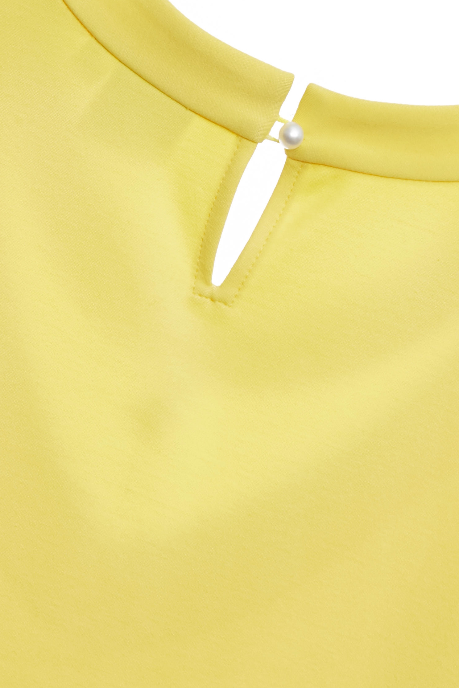 Short Sleeve Neckline Hollow Out TeeShort Sleeve Neckline Hollow Out Tee,T-shirts,Tops,Season (SS) Look,pearl,City Feminine,Valentine,upperclass