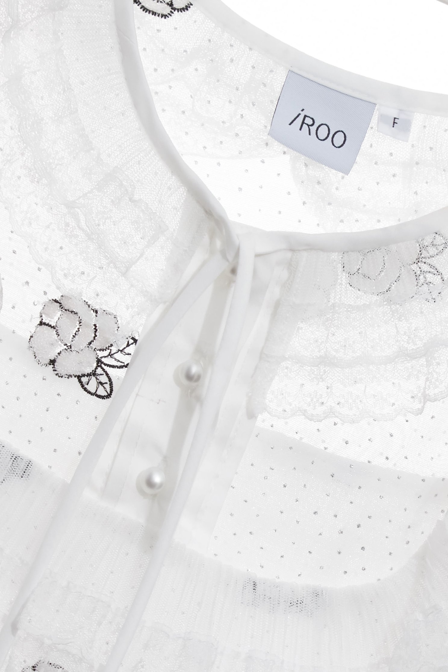 Lace Detail Floral Graphic TopLace Detail Floral Graphic Top,Office Looks,Tops,Embroidered tops,pearl,Season (AW) Look,Valentine,Embroidered,blossoms,Lace