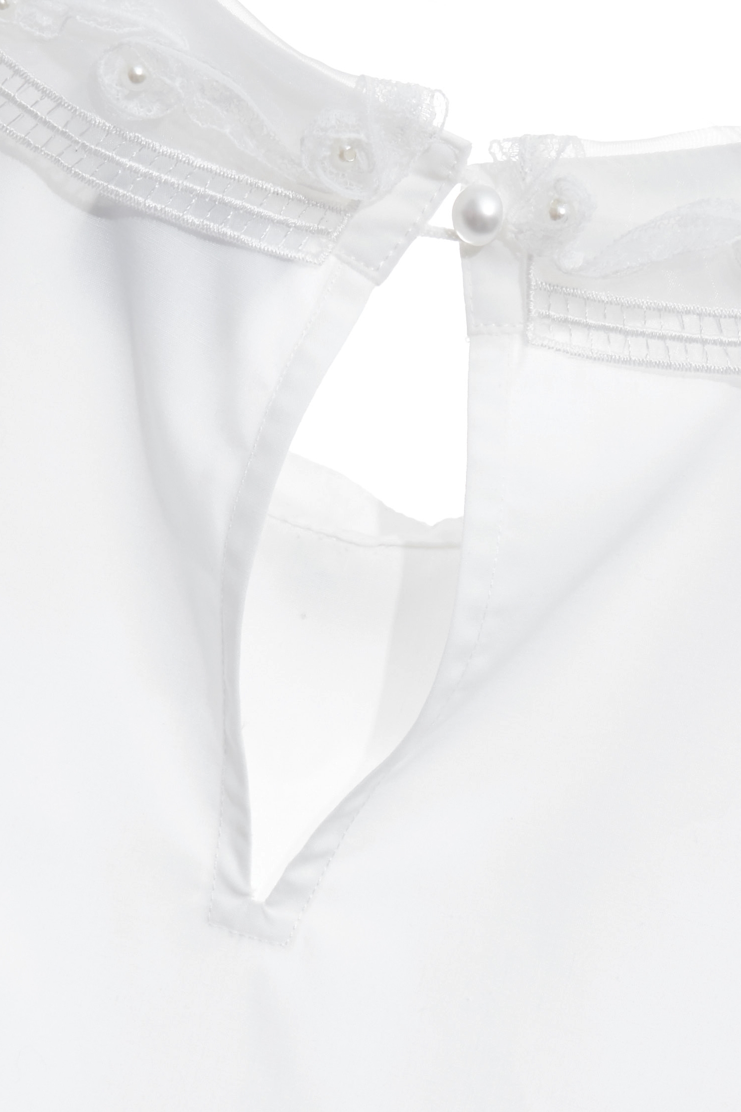 Lace Collar Ruffle Sleeve TopLace Collar Ruffle Sleeve Top,Tops,Embroidered,Season (SS) Look,White tops,Embroidered tops,Lace