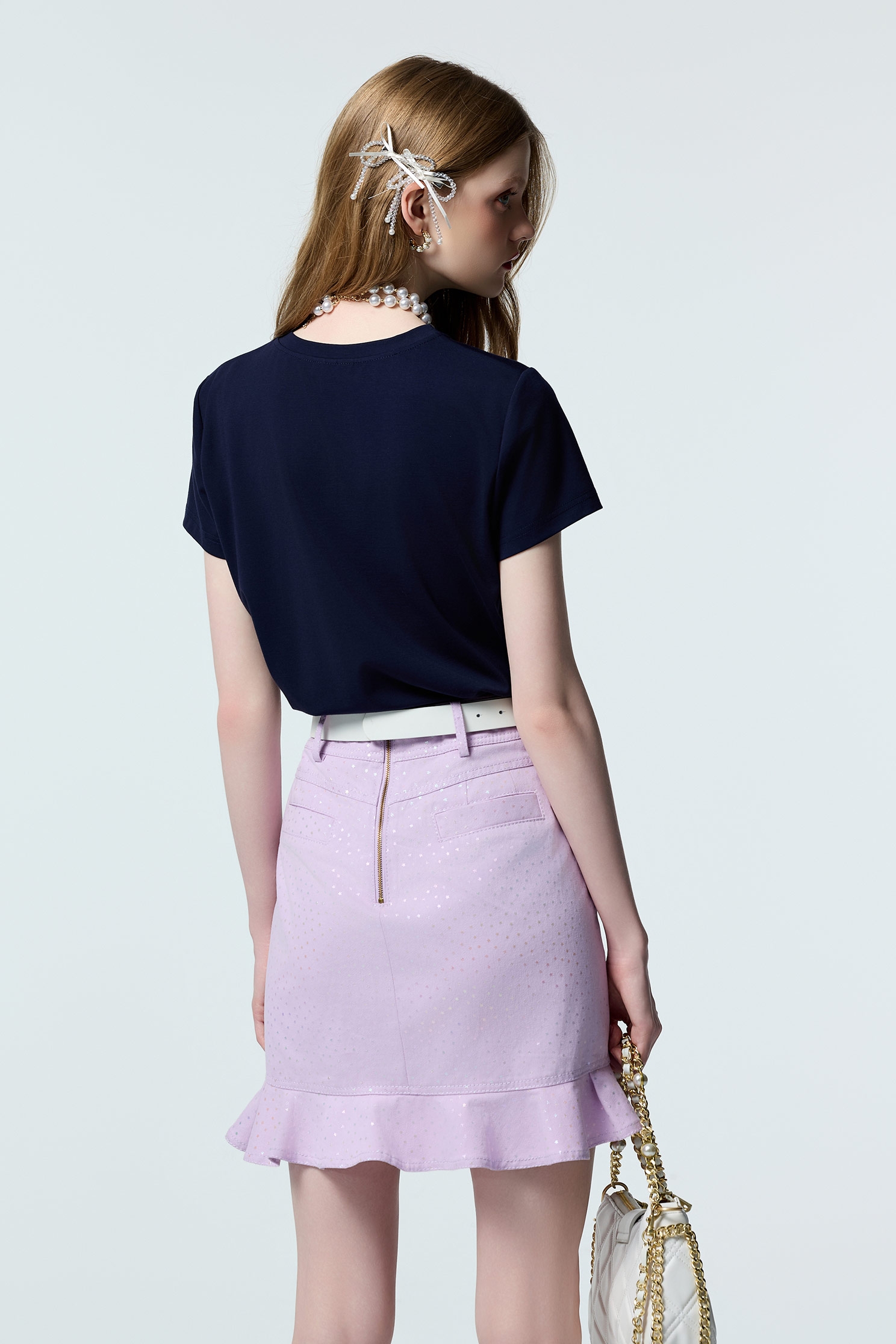 Butterfly Lace Detail Navy TeeButterfly Lace Detail Navy Tee,T-shirts,T-shirts,Office Looks,Tops,Embroidered,Season (AW) Look,Valentine,Lace,Lace tops