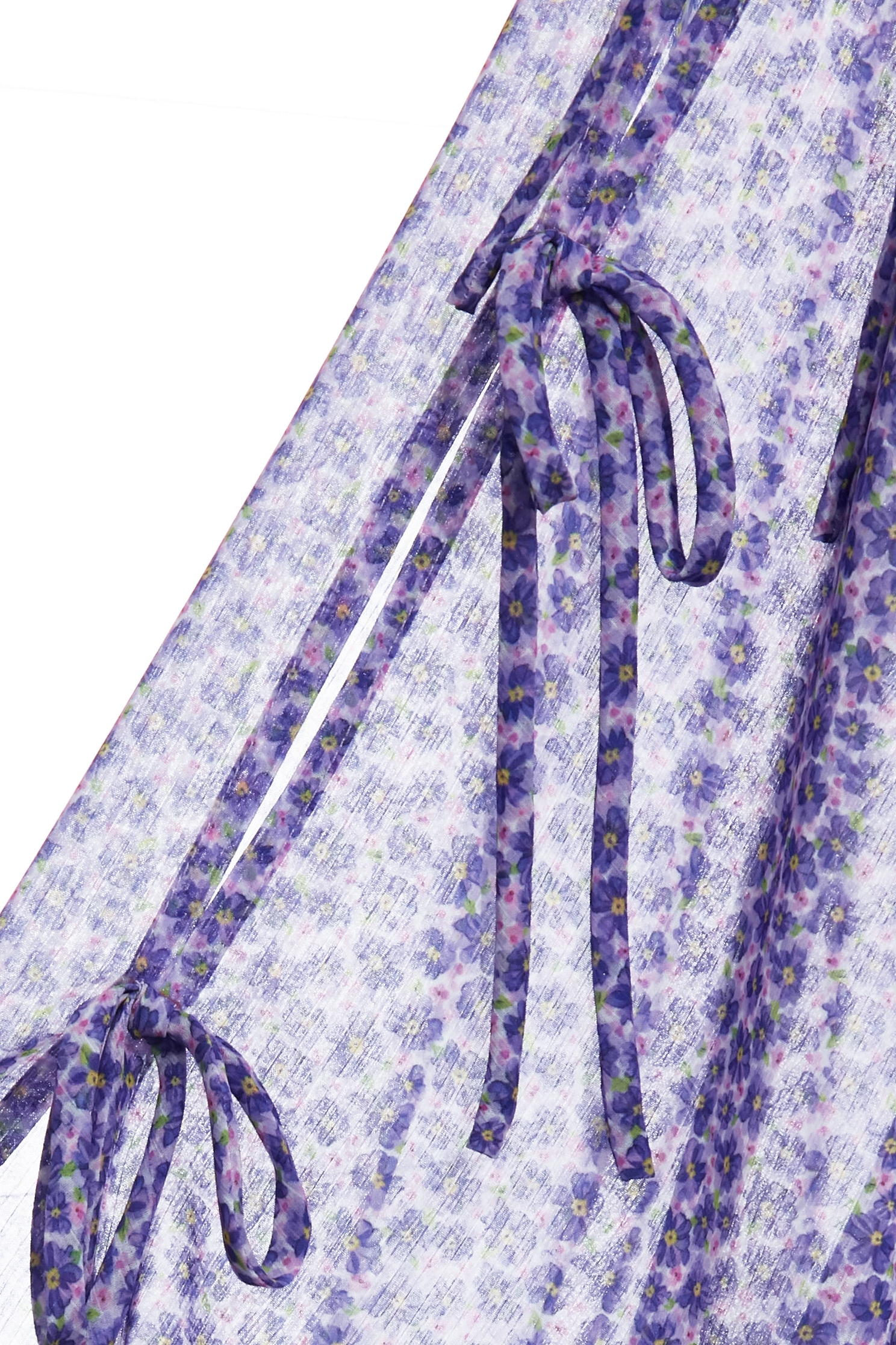 Floral Print Purple TopFloral Print Purple Top,Tops,co-ord sets,Season (AW) Look,Valentine,blossoms,bows,Chiffon,Chiffon tops