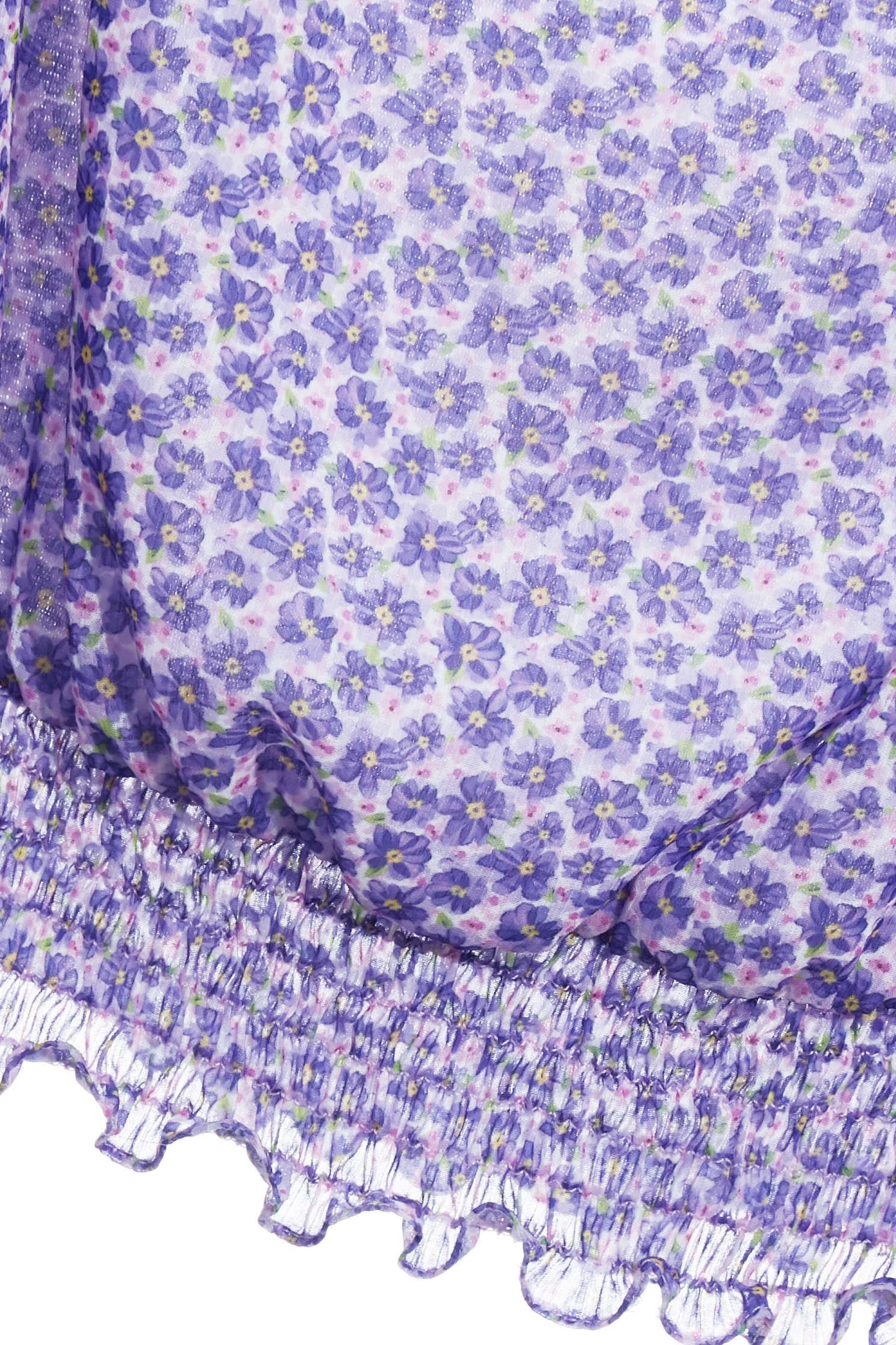 Floral Print Purple TopFloral Print Purple Top,Tops,co-ord sets,Season (AW) Look,Valentine,blossoms,bows,Chiffon,Chiffon tops