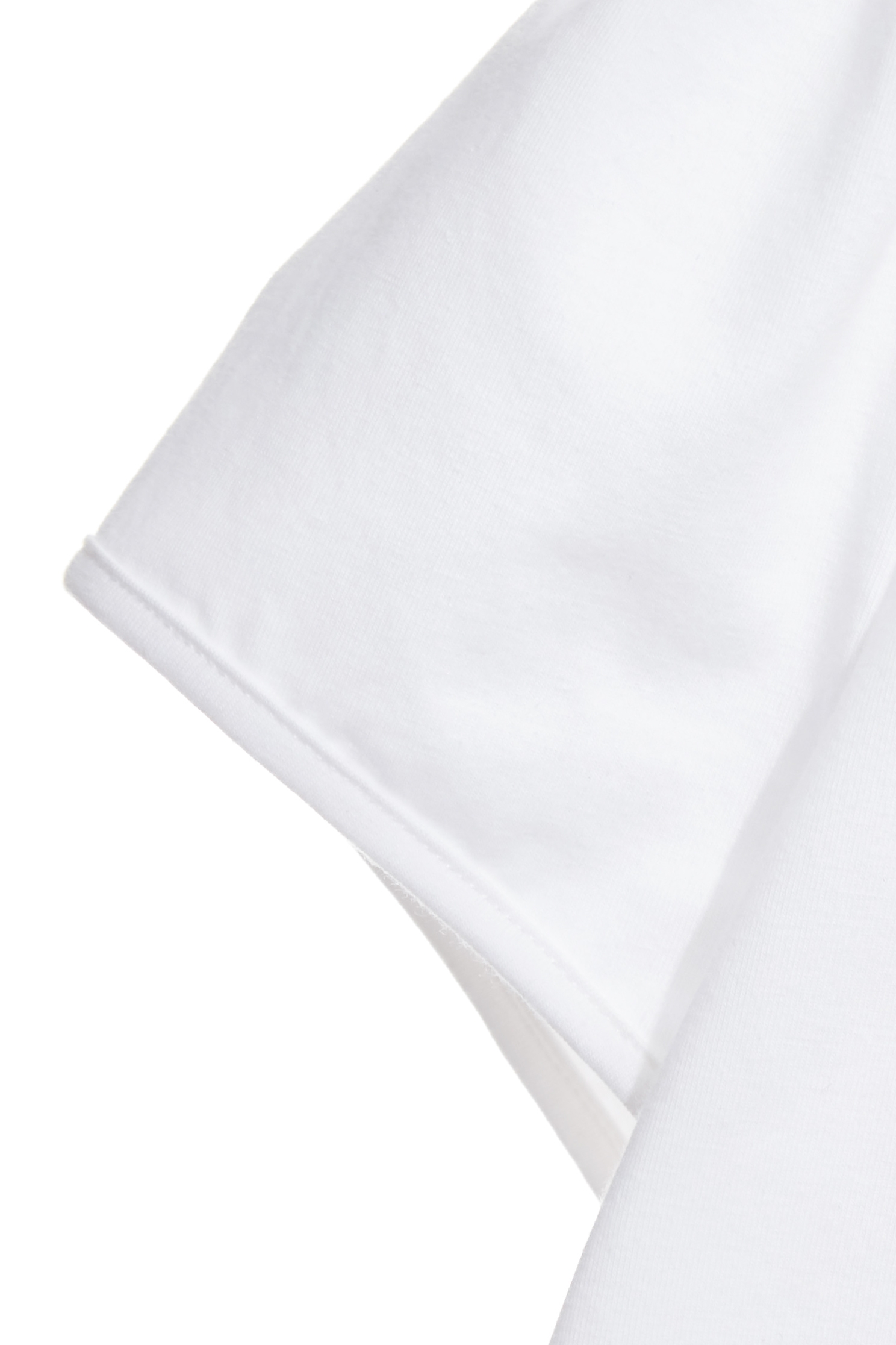 Ruffle Neckline Short Sleeve TeeRuffle Neckline Short Sleeve Tee,Tops,White tops,Season (AW) Look,Cotton,Chiffon