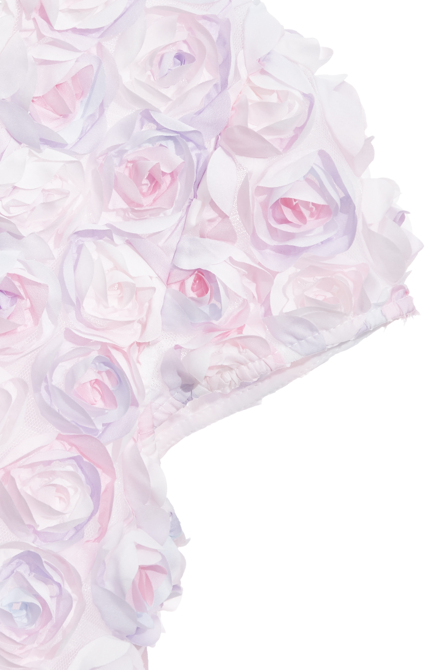 3-D Rose Detail Mesh Top3-D Rose Detail Mesh Top,sleeveless tops,Tops,pearl,Season (AW) Look,Mesh fabric,sleeveless tops