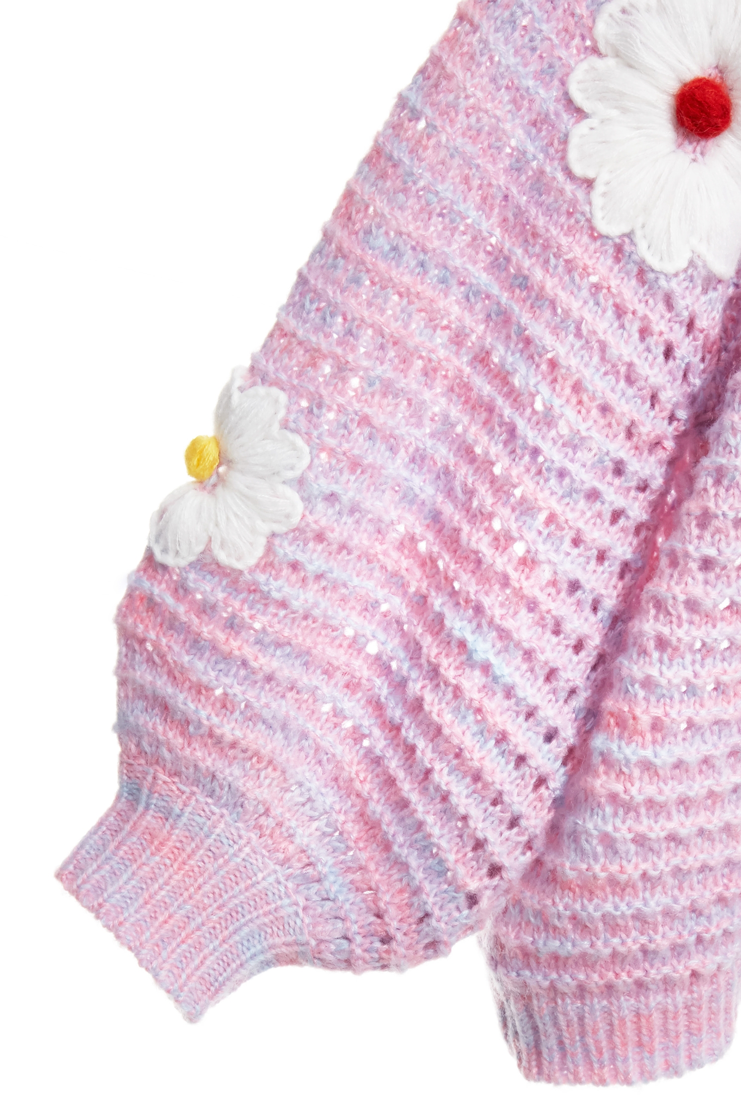 Handcraft Floral Detail Purple Knit TopHandcraft Floral Detail Purple Knit Top,Tops,bestselling,Season (AW) Look,Valentine,blossoms,Knitted,Knitted tops,Knitted tops