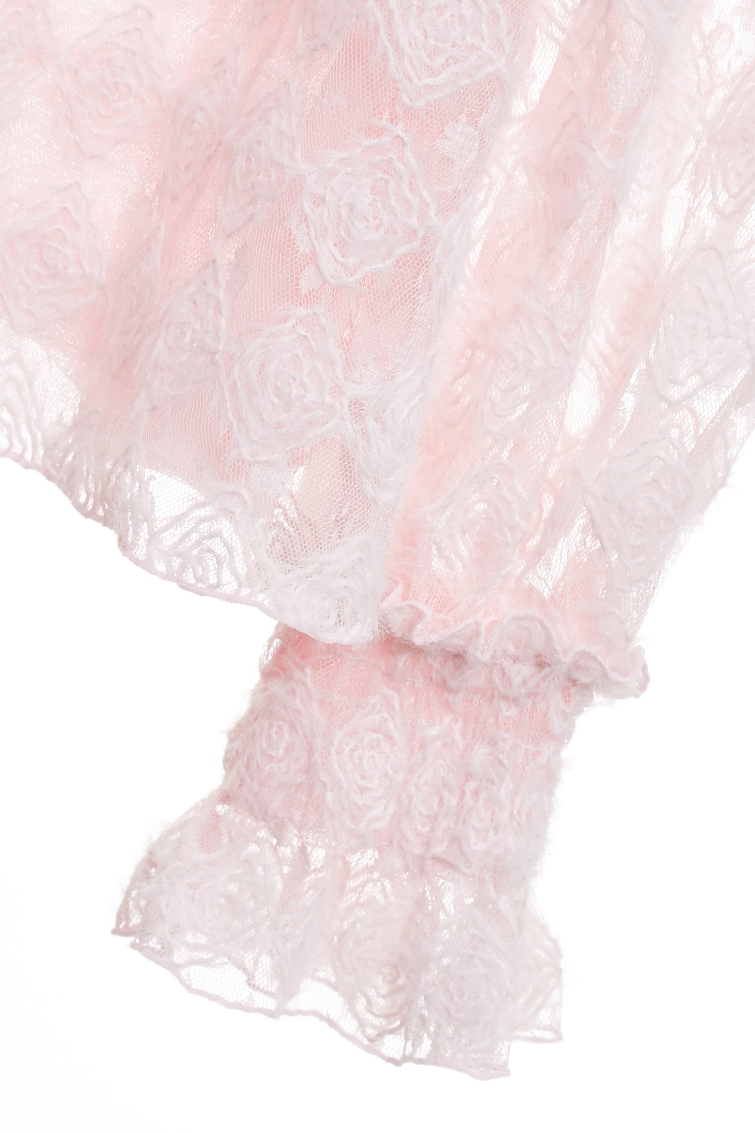 Rose Lace Detail Mesh TopRose Lace Detail Mesh Top,Tops,bestselling,Embroidered,Plaid,Season (AW) Look,Valentine,blossoms,Lace,Lace tops