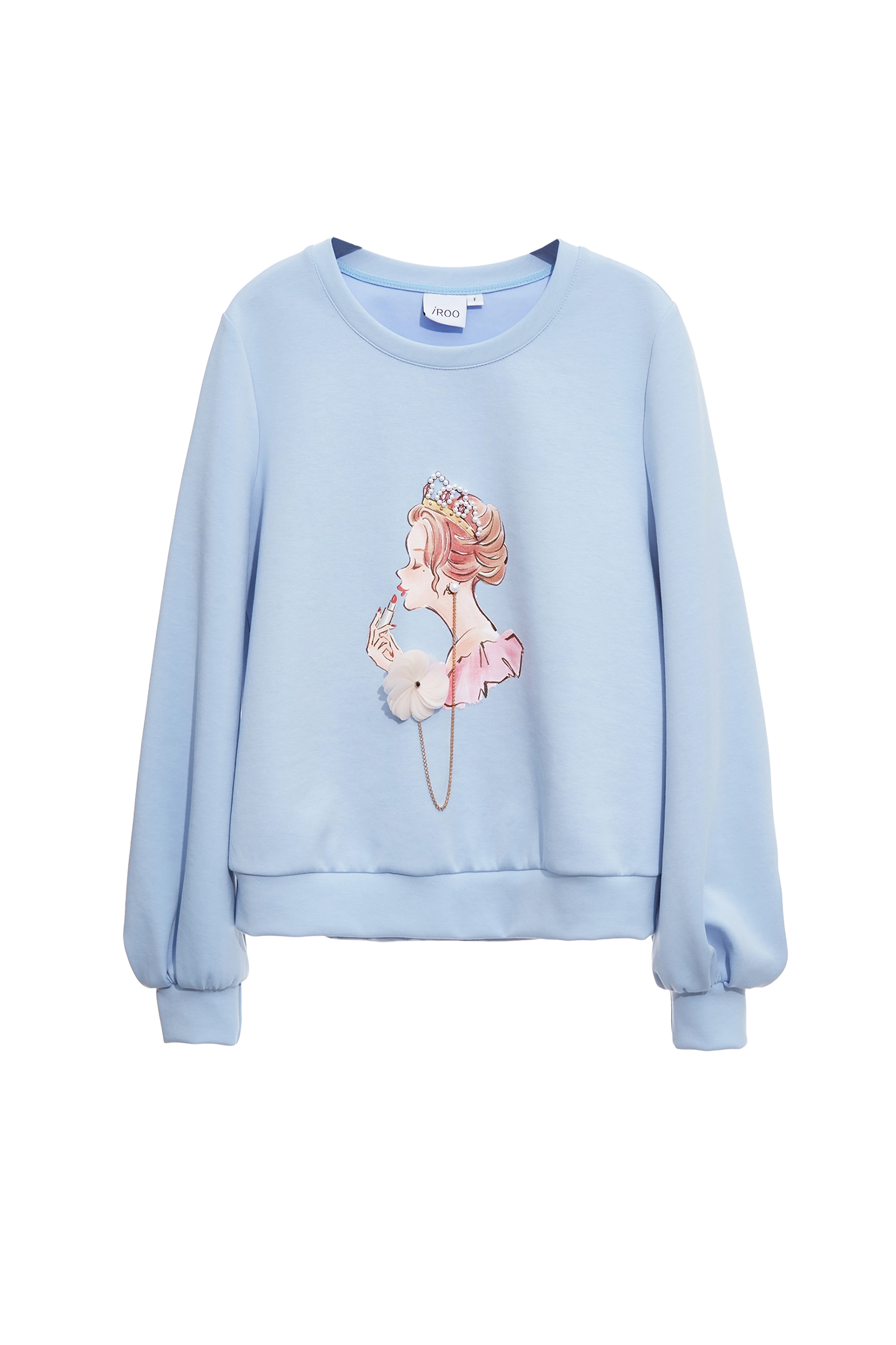 Figure Graphic Long Sleeve TopFigure Graphic Long Sleeve Top,Tops,pearl,Season (AW) Look