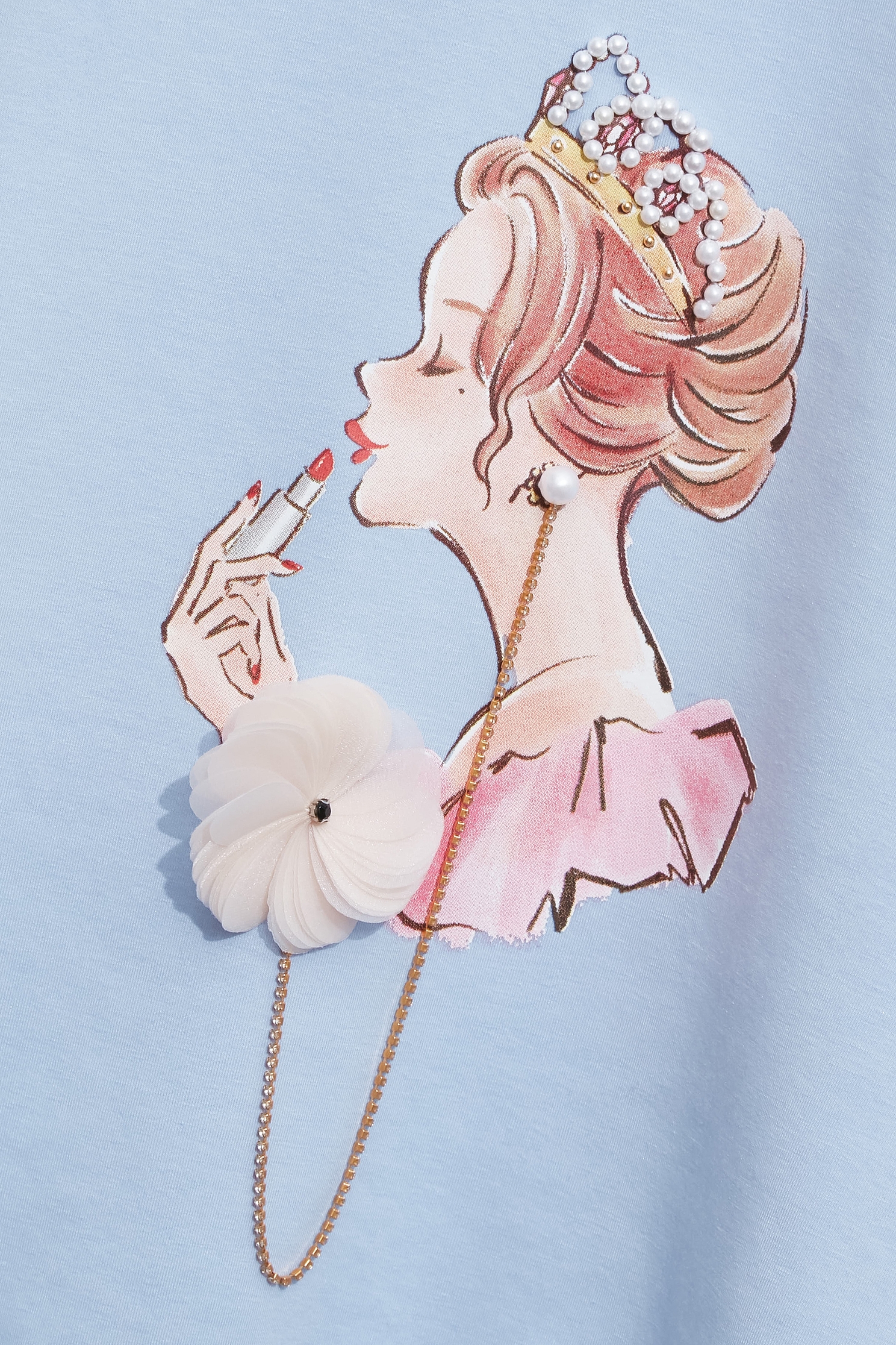 Figure Graphic Long Sleeve TopFigure Graphic Long Sleeve Top,Tops,pearl,Season (AW) Look