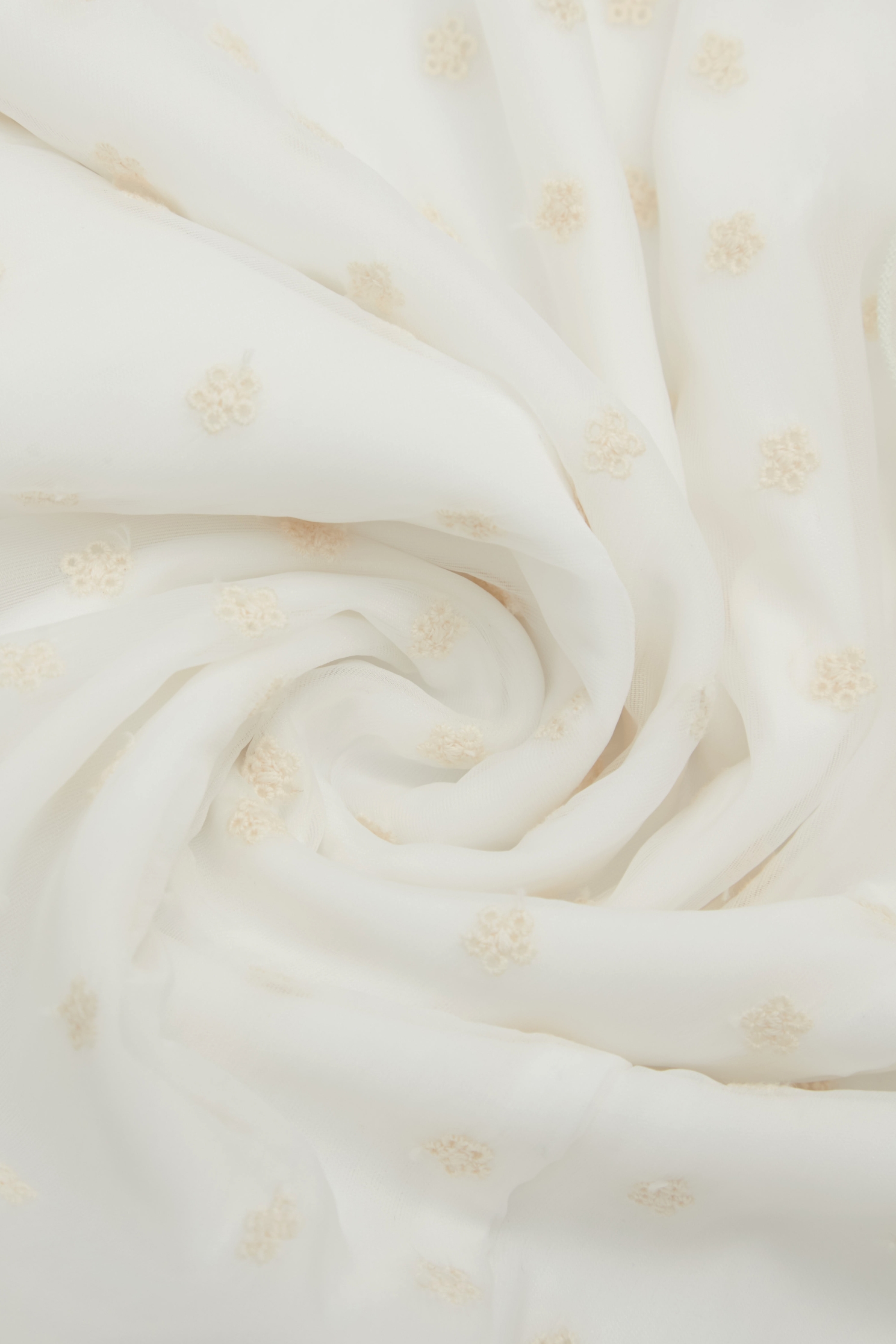 Dotted Embroidery Top With Ruffle DetailDotted Embroidery Top With Ruffle Detail,V-Neck T shirts,Tops,Embroidered,Season (SS) Look,Chiffon