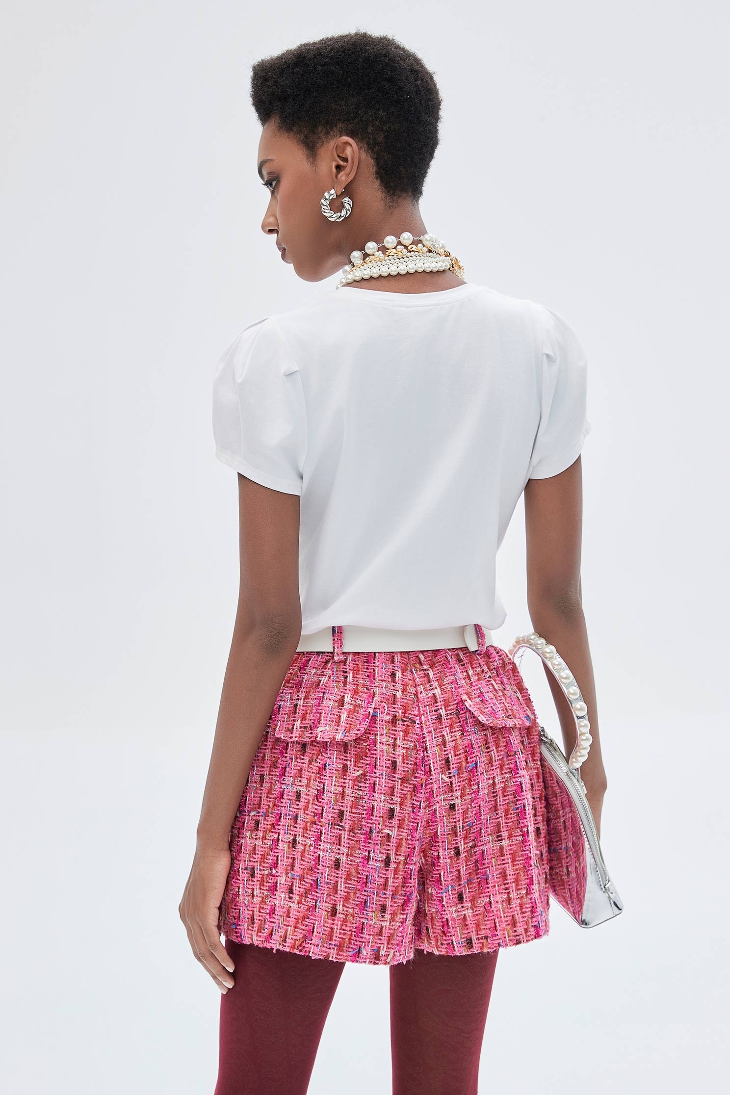 Pink Bow Short Sleeve TeePink Bow Short Sleeve Tee,T-shirts,Tops,Season (SS) Look