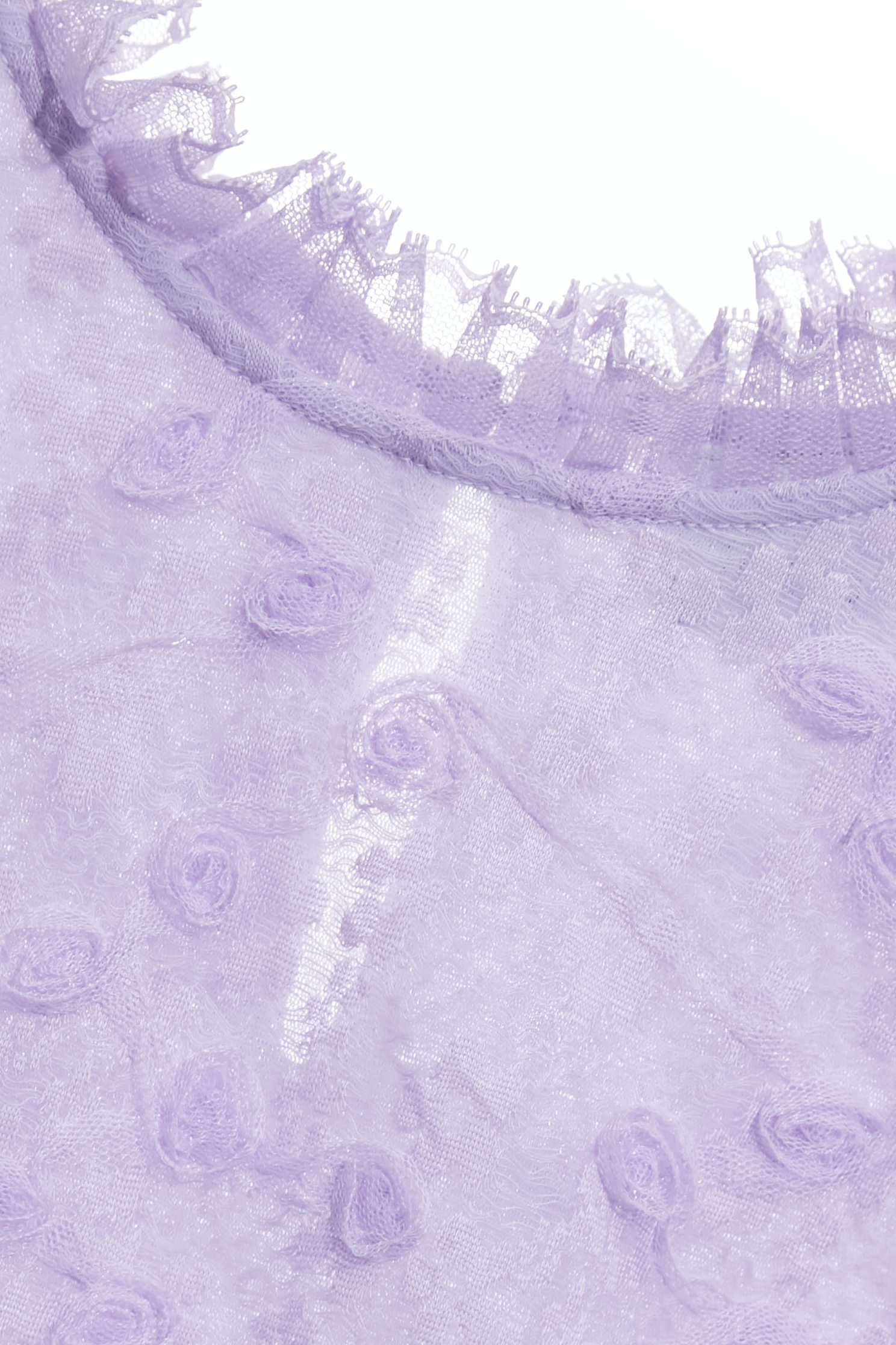 Mesh Floral Detail Purple TopMesh Floral Detail Purple Top,Tops,Season (AW) Look,Valentine,blossoms,Lace,Lace tops