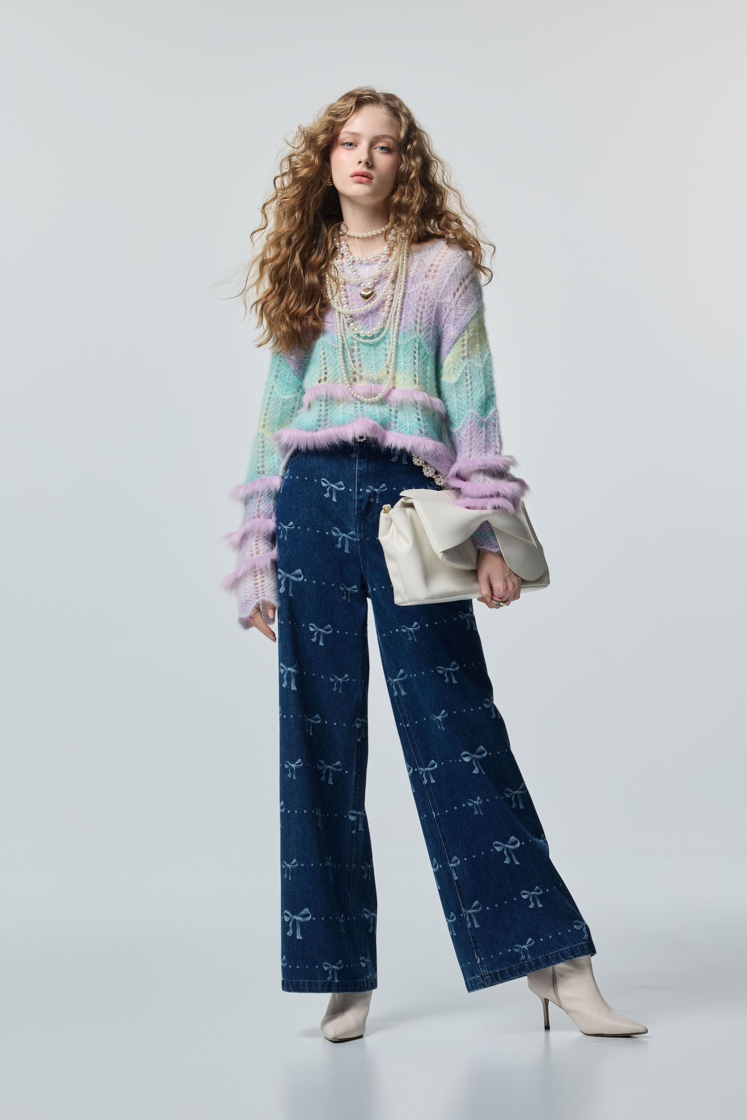 Gradient Multi Colour Knit TopGradient Multi Colour Knit Top,Tops,Season (AW) Look,Knitted,Knitted tops