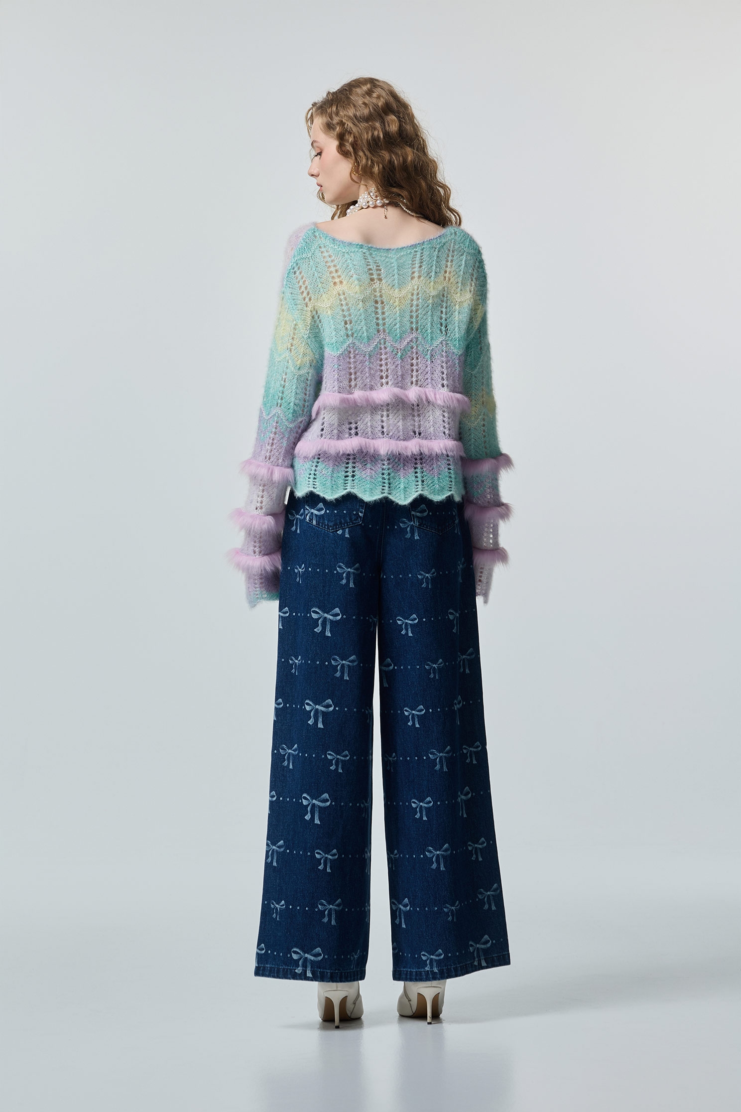 Gradient Multi Colour Knit TopGradient Multi Colour Knit Top,Tops,Season (AW) Look,Knitted,Knitted tops