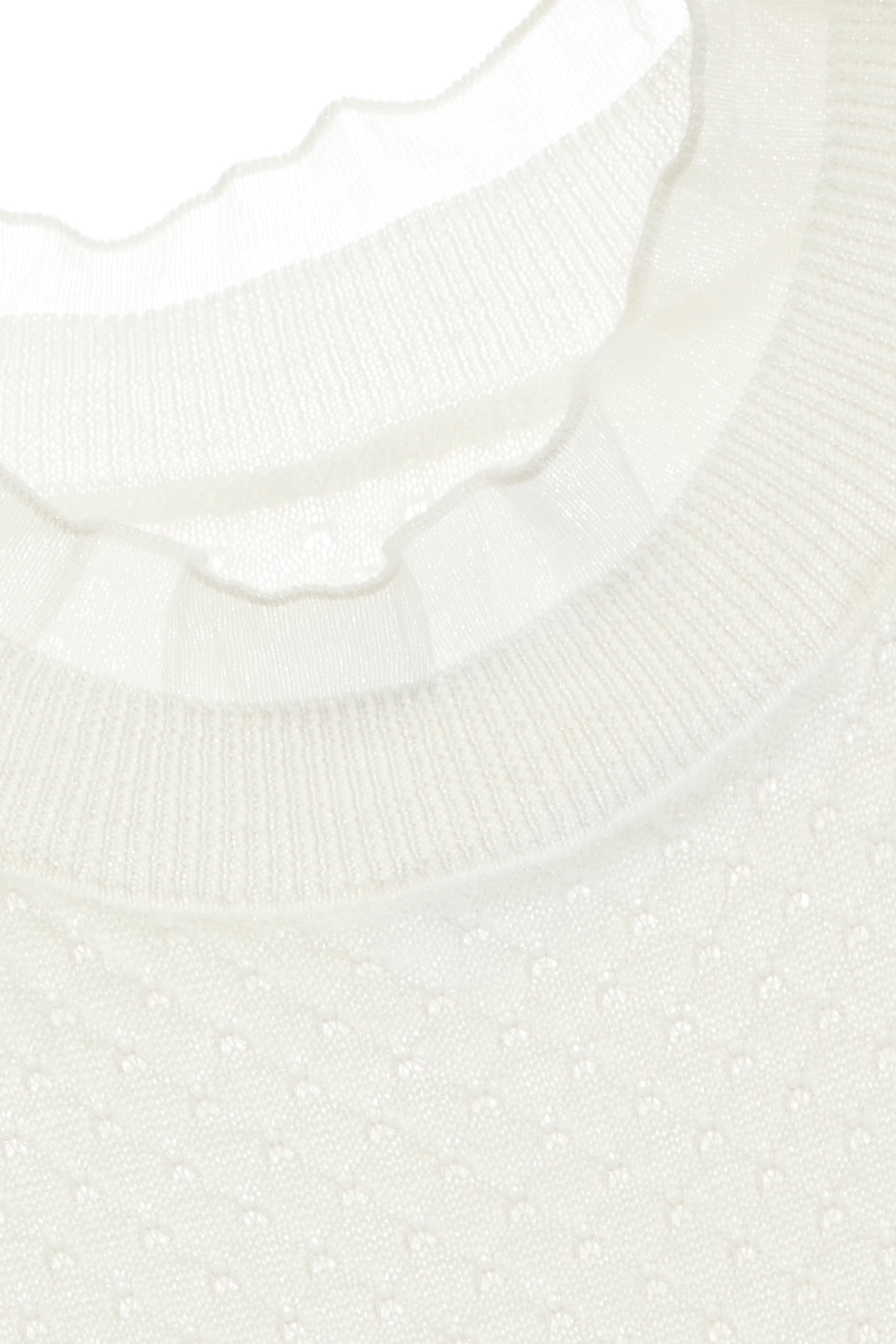 Chiffon Sleeve Knit TopChiffon Sleeve Knit Top,Tops,Season (SS) Look,Lace,Knitted,Knitted tops