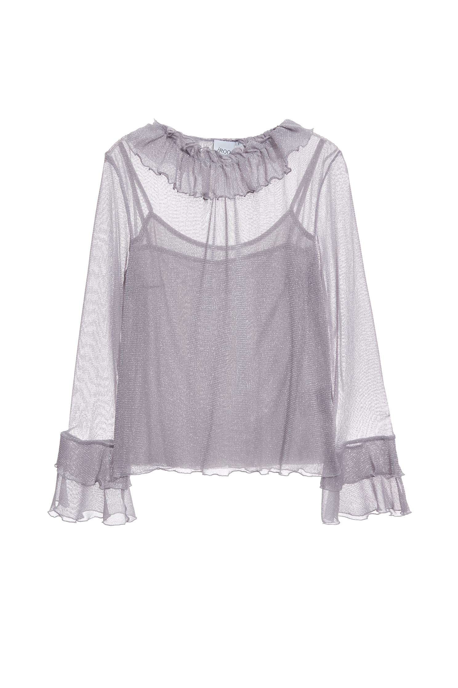 Ruffle Detail Long Sleeve TopRuffle Detail Long Sleeve Top,Tops,Season (AW) Look