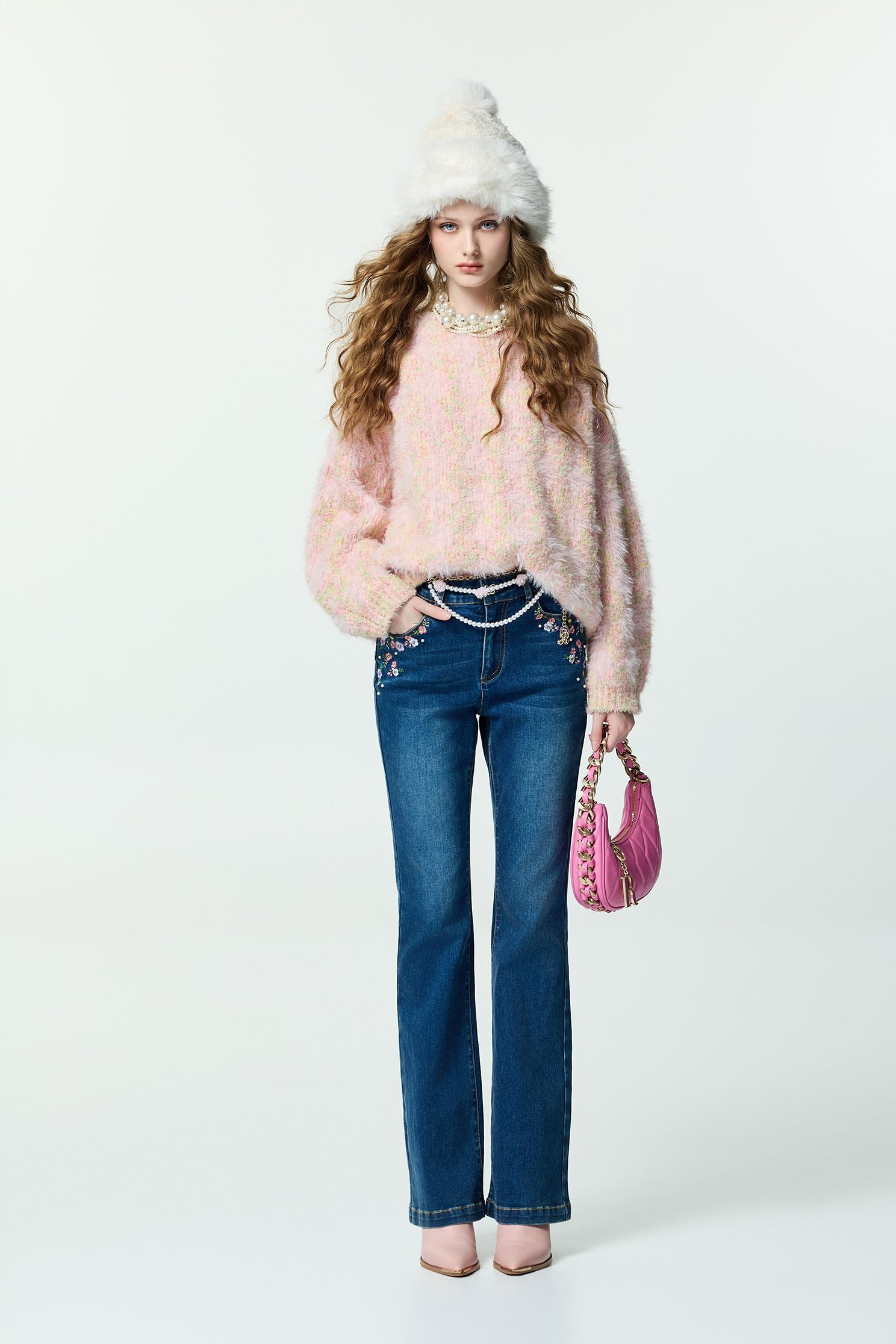 Pastel Gradient Knit TopPastel Gradient Knit Top,Tops,Season (AW) Look,Knitted