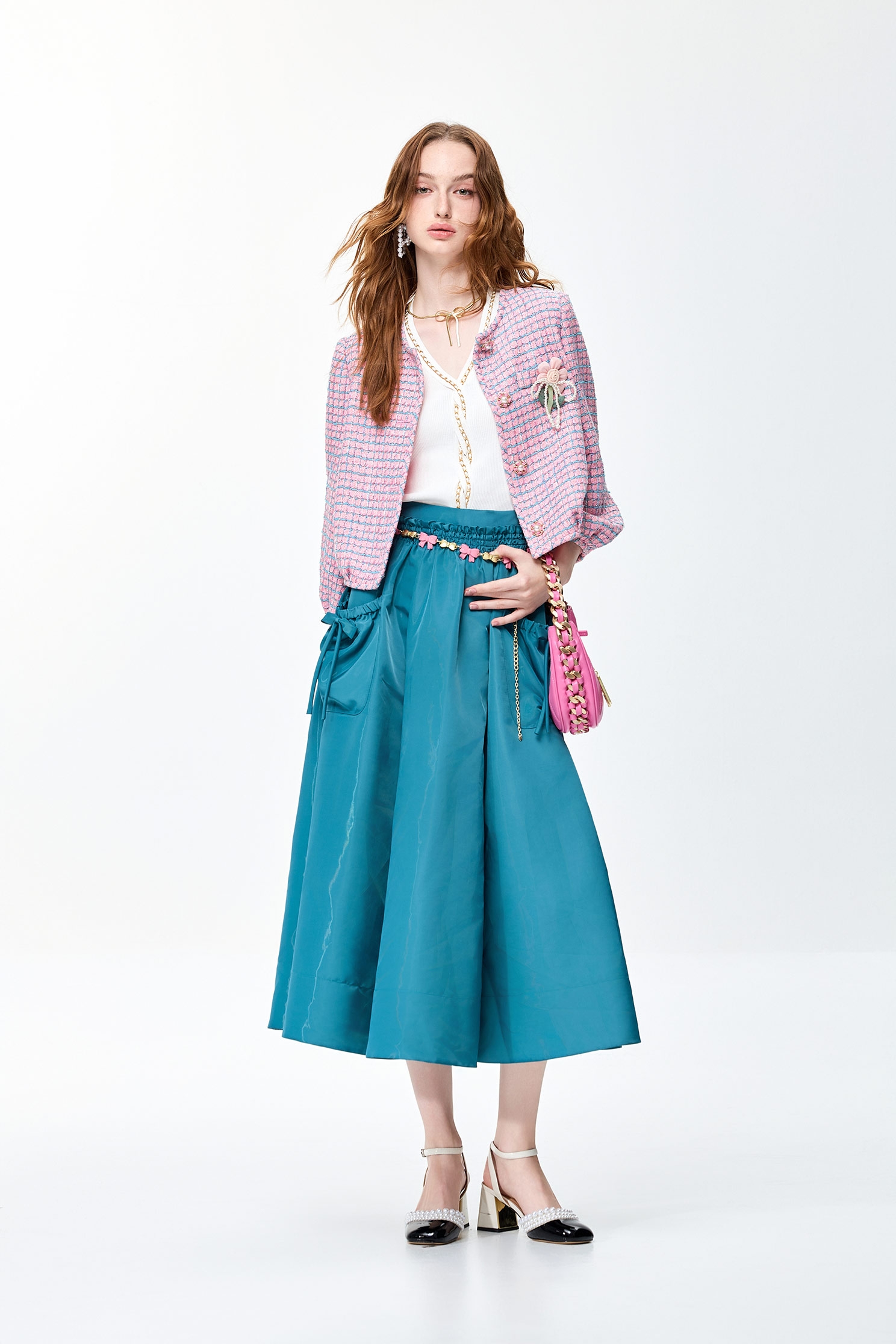 V-neck Short Sleeve Knit TopV-neck Short Sleeve Knit Top,V-Neck T shirts,Tops,Season (SS) Look,Knitted,Knitted tops