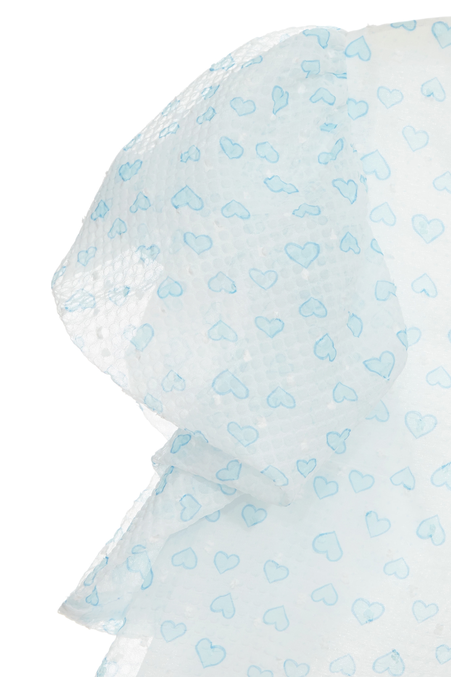 Heart Printed Puff Sleeve TopHeart Printed Puff Sleeve Top,Tops,Season (SS) Look