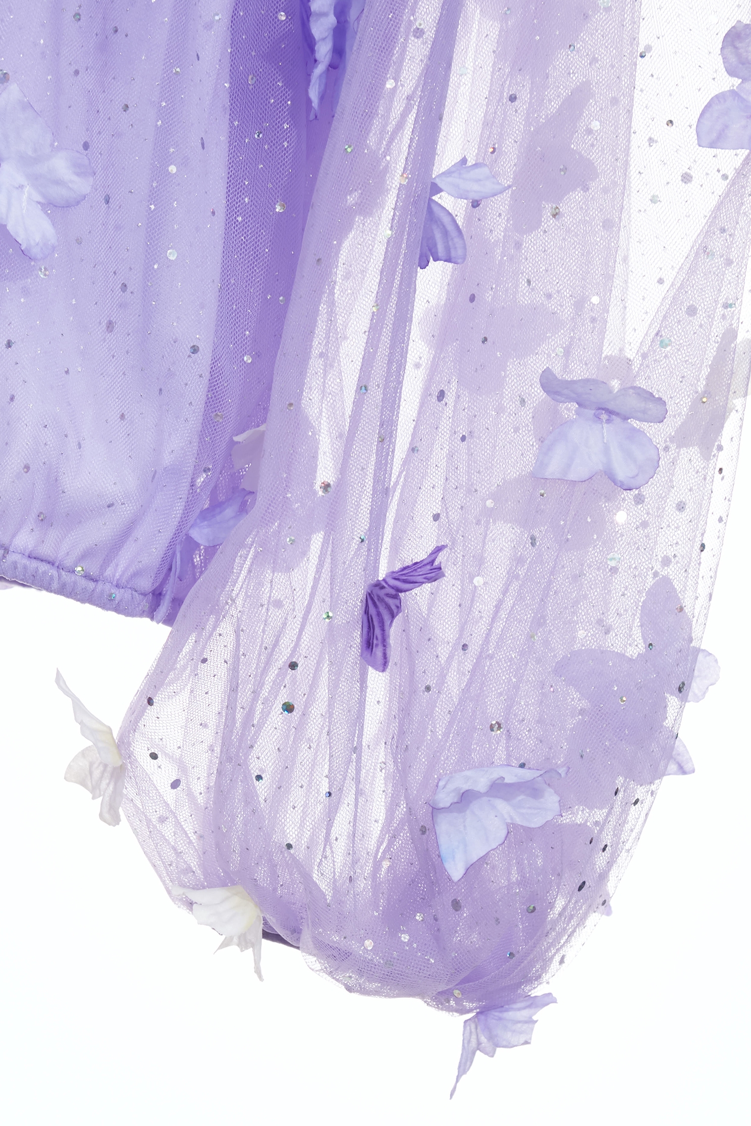 3-D Butterfly Sequin Detail Top3-D Butterfly Sequin Detail Top,Tops,Season (SS) Look,Mesh fabric