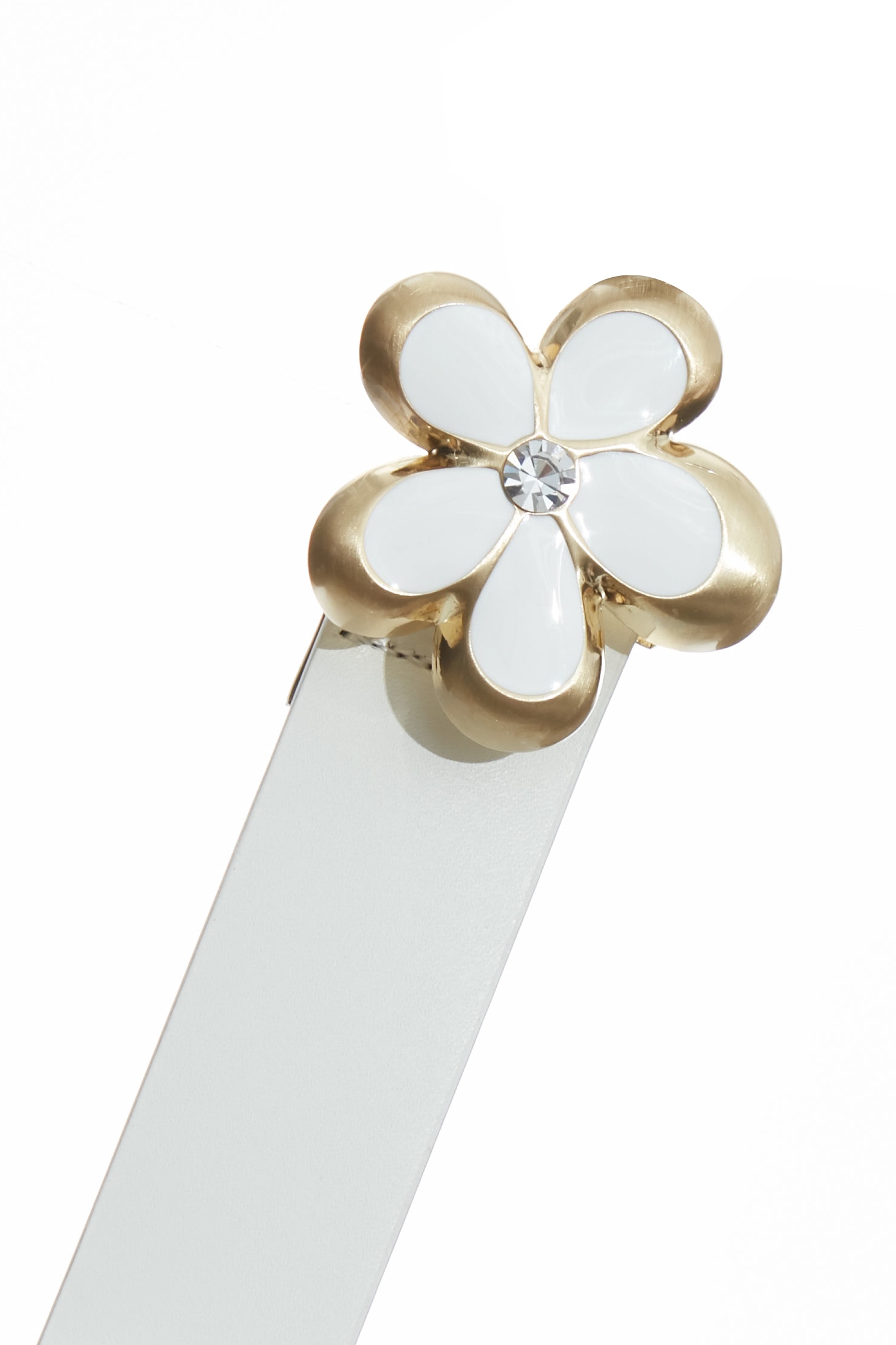 Diamonte Floral Leather BeltDiamonte Floral Leather Belt,Season (SS) Look,Leather