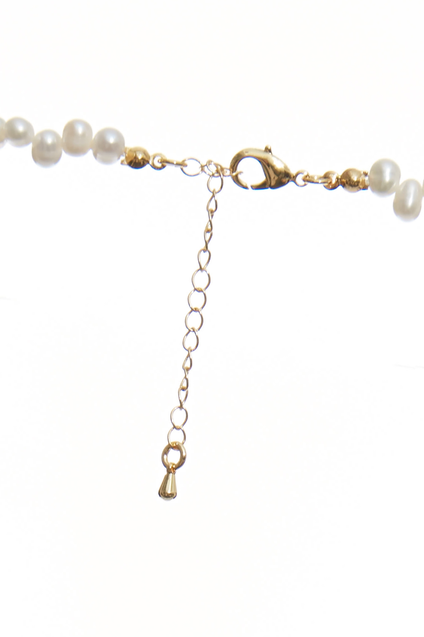Irregular Pearl Heart Pendant NecklaceIrregular Pearl Heart Pendant Necklace,Season (SS) Look,pearl,Necklaces