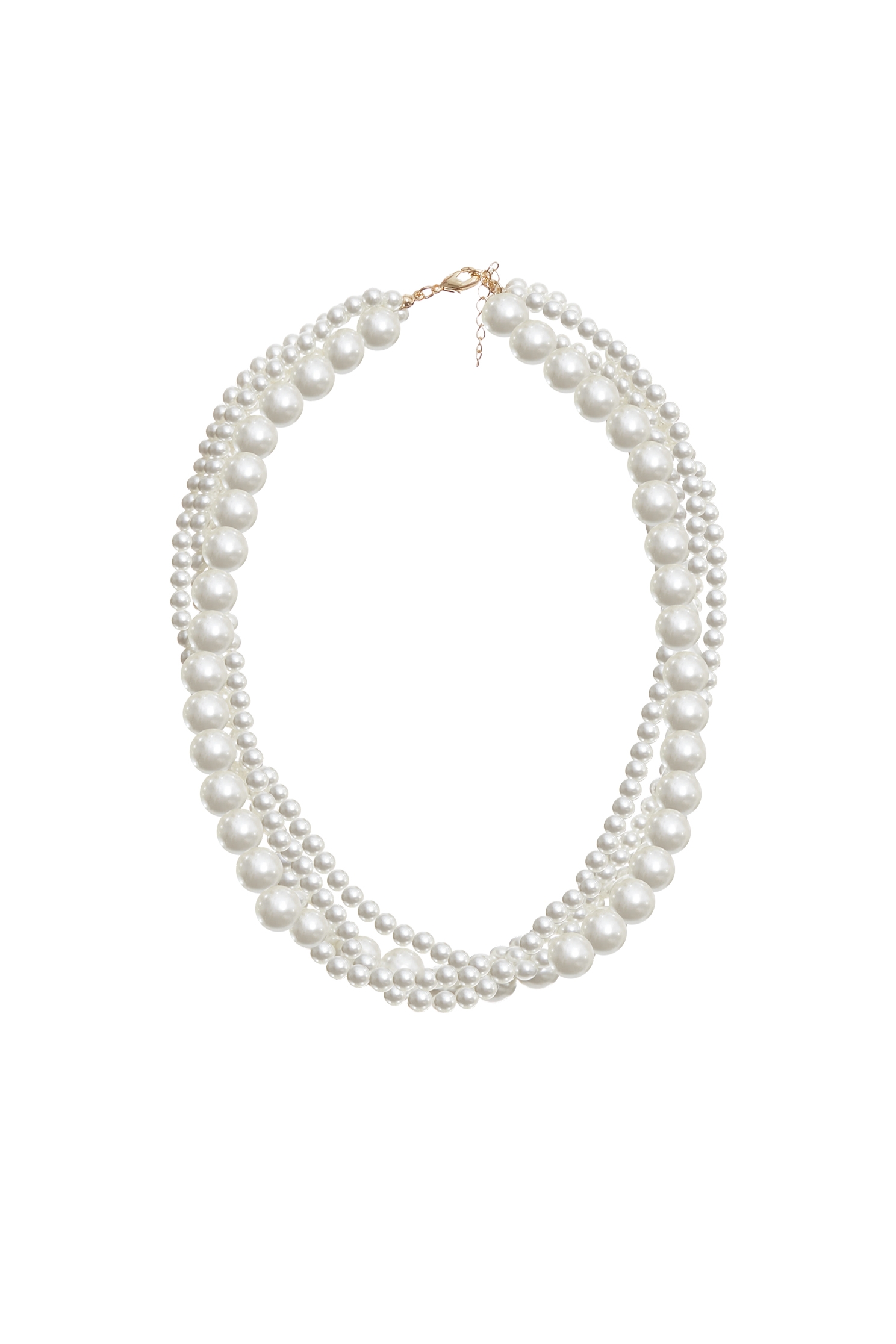 Minimalist Multi Layer Pearl NeckalceMinimalist Multi Layer Pearl Neckalce,Season (SS) Look,pearl,Necklaces