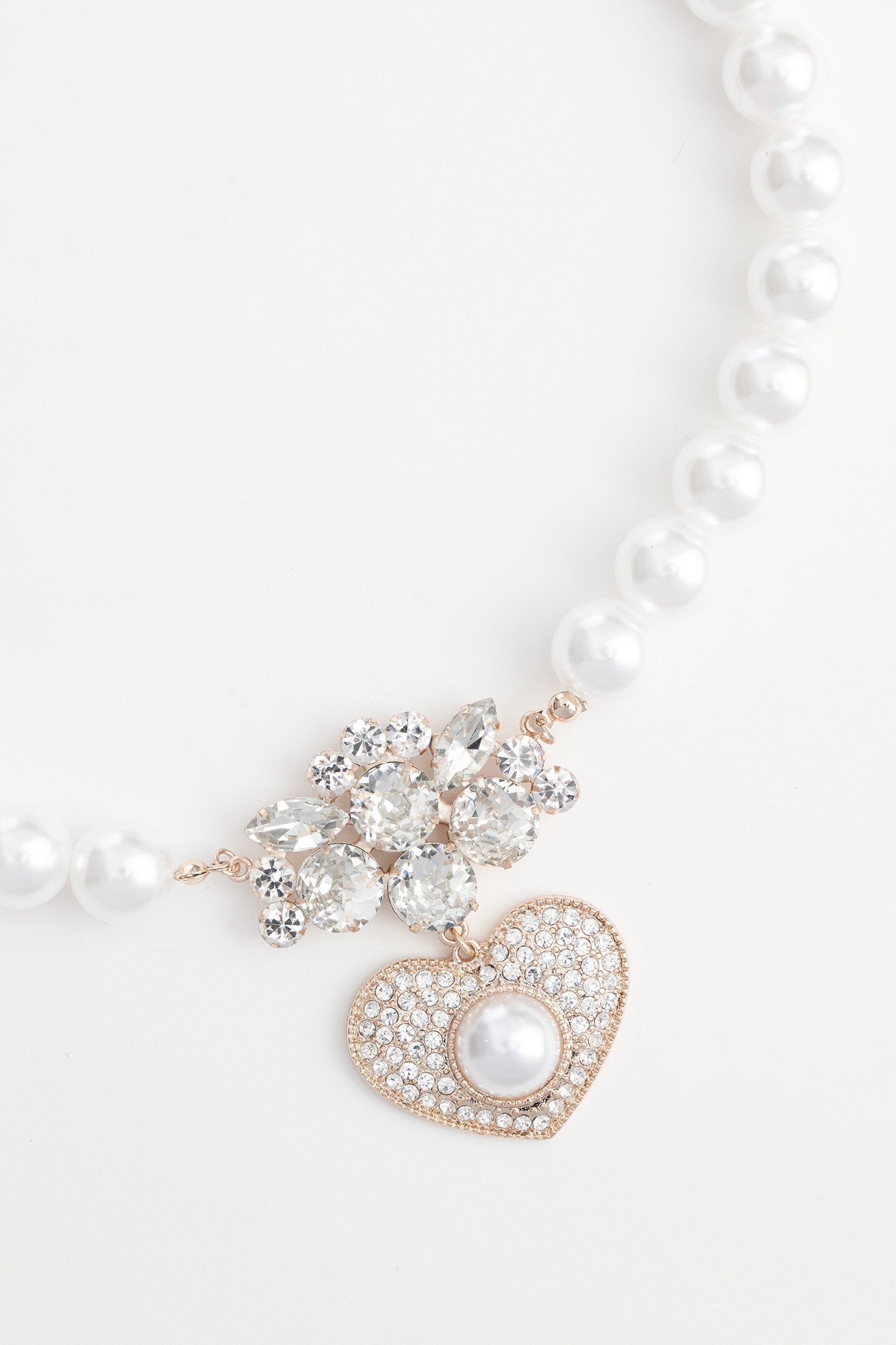 Pearl Necklace With Heart PendantPearl Necklace With Heart Pendant,T-shirts,cocktaildresses,pearl,Evening dresses,Season (AW) Look,Necklaces,Accessories