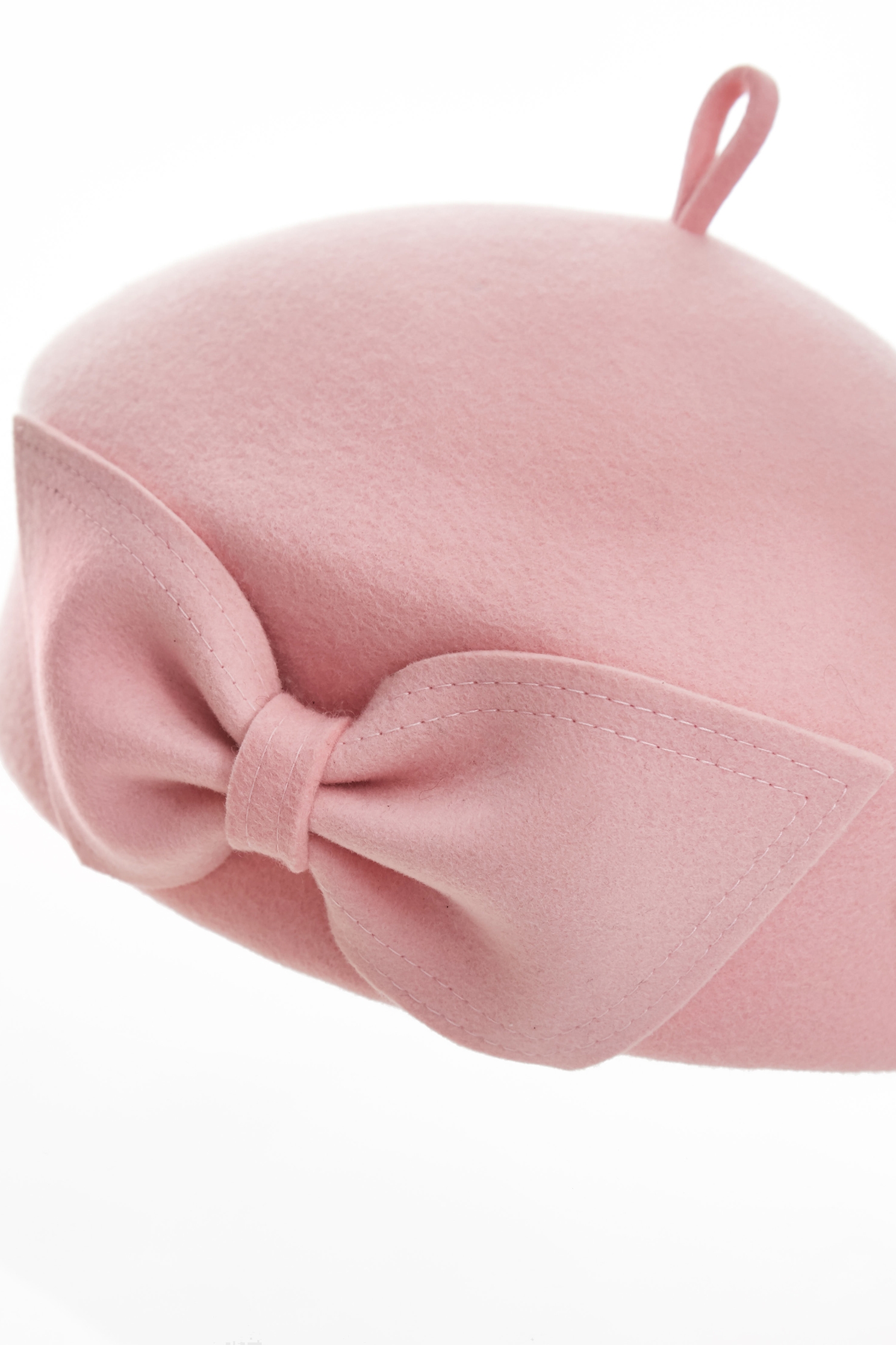 Bow Detail Woolen Beret HatBow Detail Woolen Beret Hat,Season (AW) Look,bows