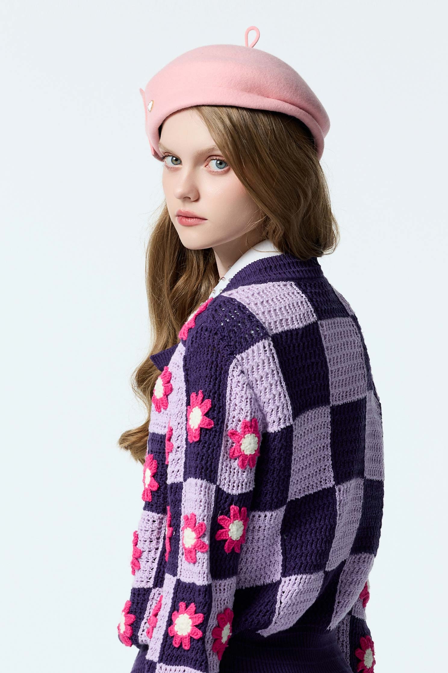 Bow Detail Woolen Beret HatBow Detail Woolen Beret Hat,Season (AW) Look,bows