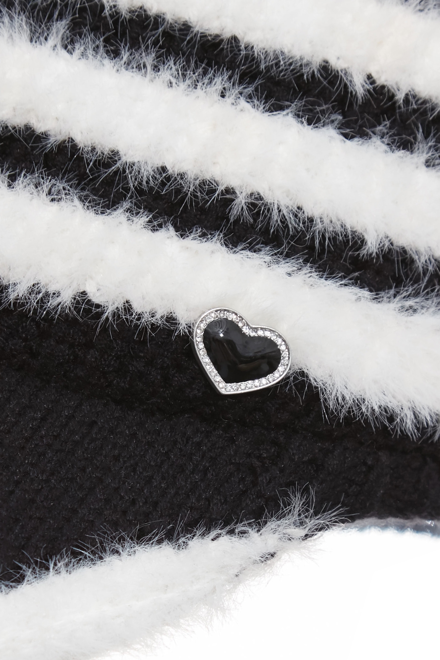 Contrast Plush Detail Knit CapContrast Plush Detail Knit Cap,Hats,Season (AW) Look,Knitted