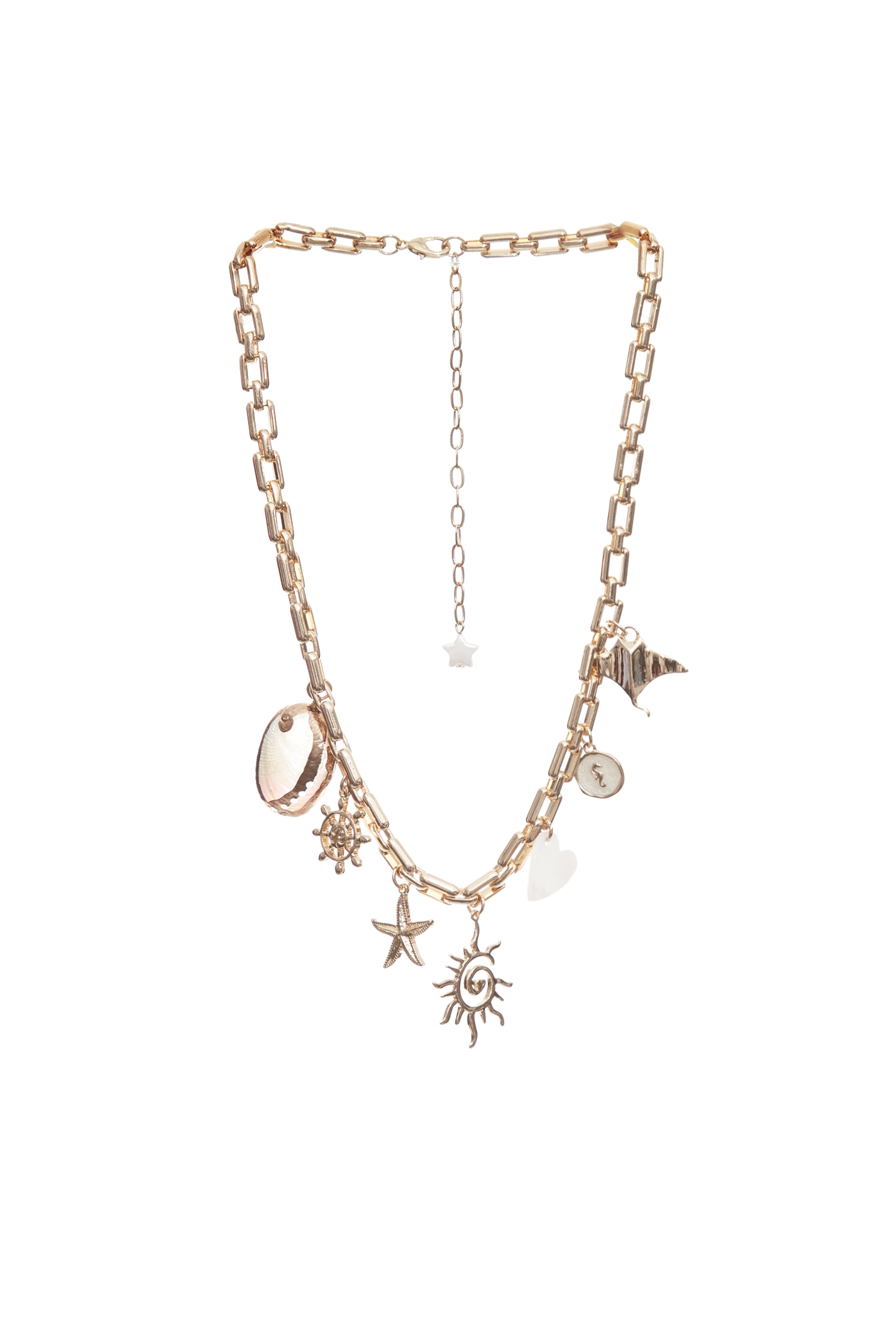 Seashell Pendant NecklaceSeashell Pendant Necklace,Season (SS) Look,Necklaces