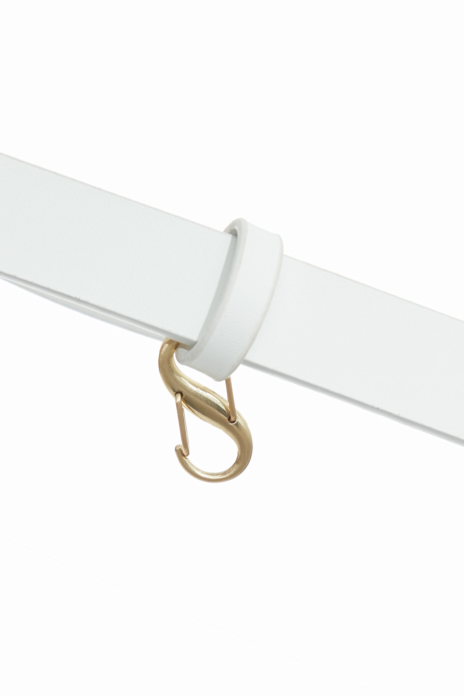 Pearl Detail Asymmetric BeltPearl Detail Asymmetric Belt,pearl,Belts,Leather,Season (AW) Look