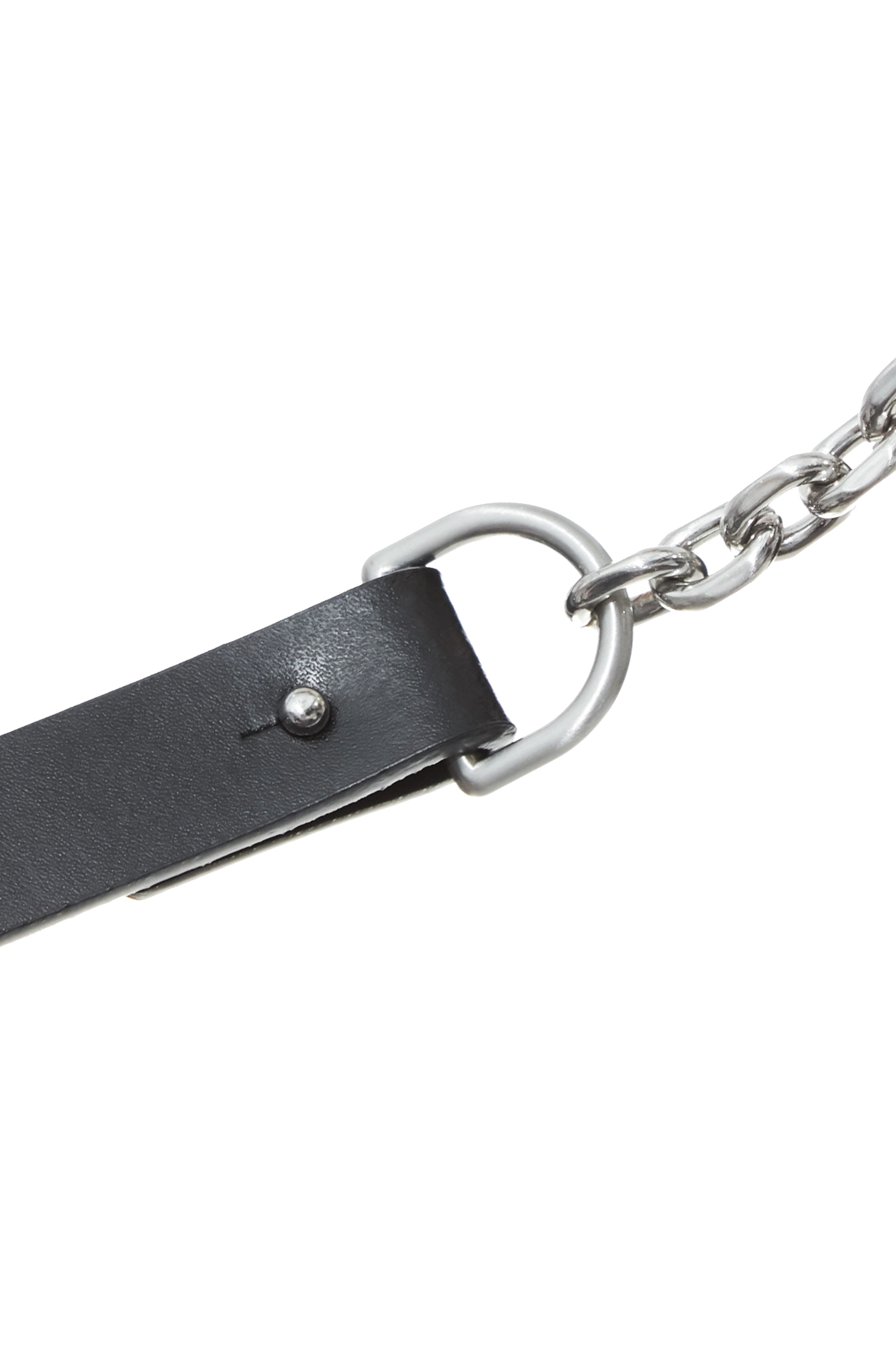 Pearl Detail Asymmetric BeltPearl Detail Asymmetric Belt,pearl,Belts,Leather,Season (AW) Look