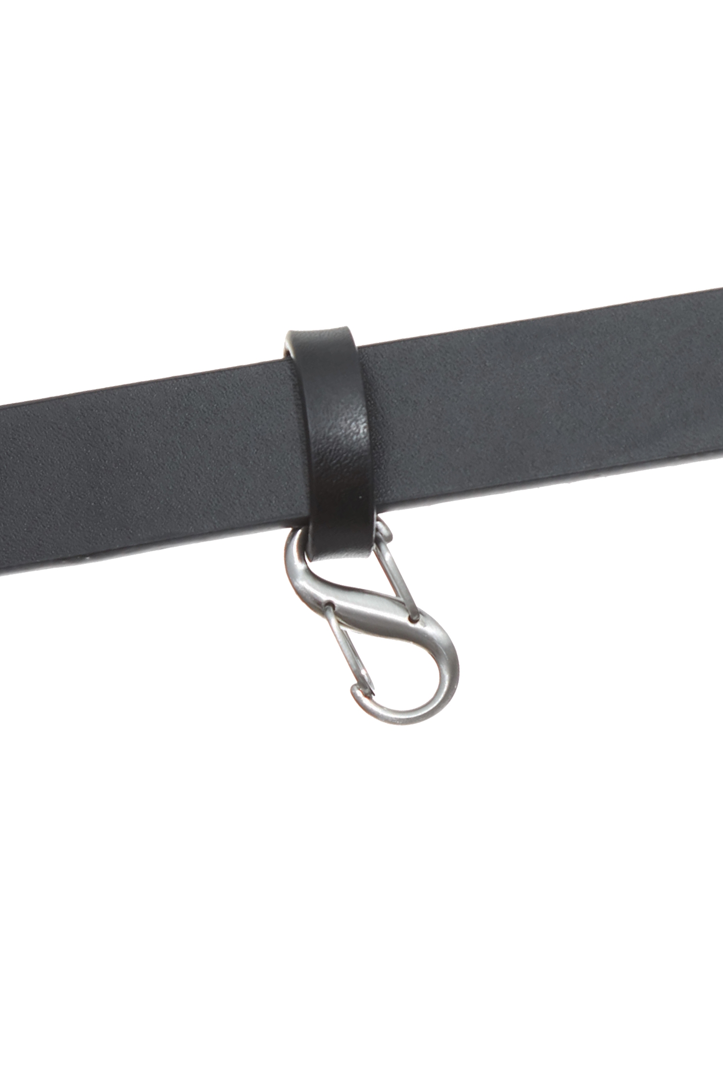 Pearl Detail Asymmetric BeltPearl Detail Asymmetric Belt,pearl,Belts,Leather,Season (AW) Look