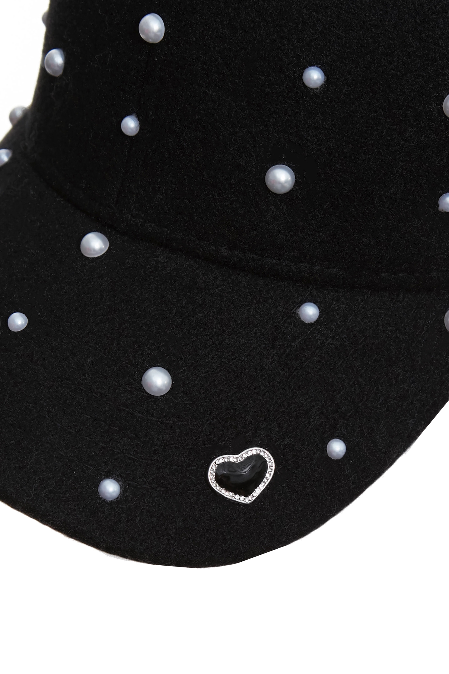 Pearl Applique Base Ball CapPearl Applique Base Ball Cap,pearl,Season (AW) Look